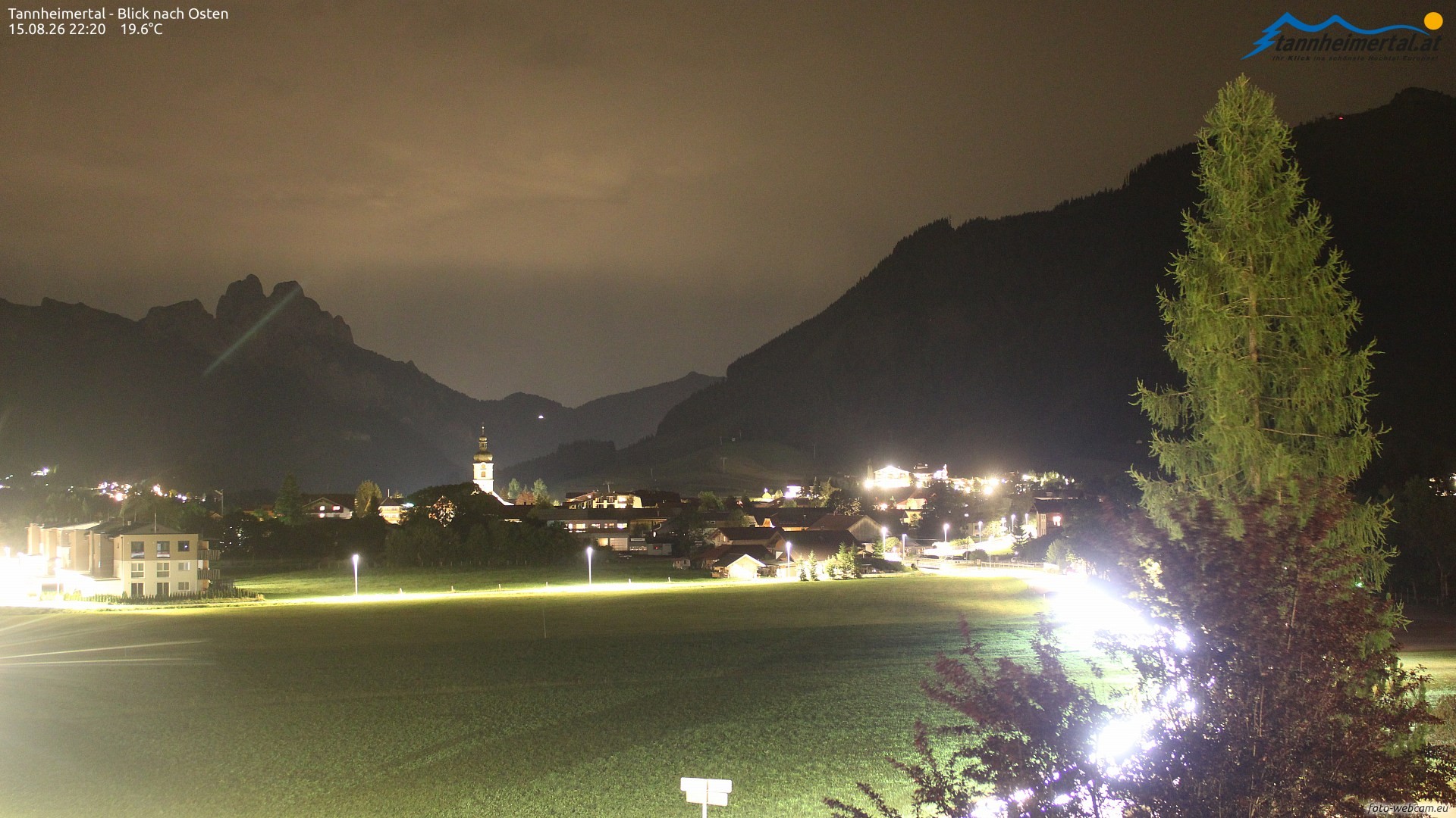 Archiv Foto Webcam Blick ins Tannheimer Tal