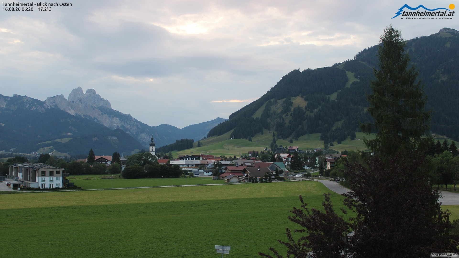 Archived image Webcam Ski Resort Schattwald Zöblen
