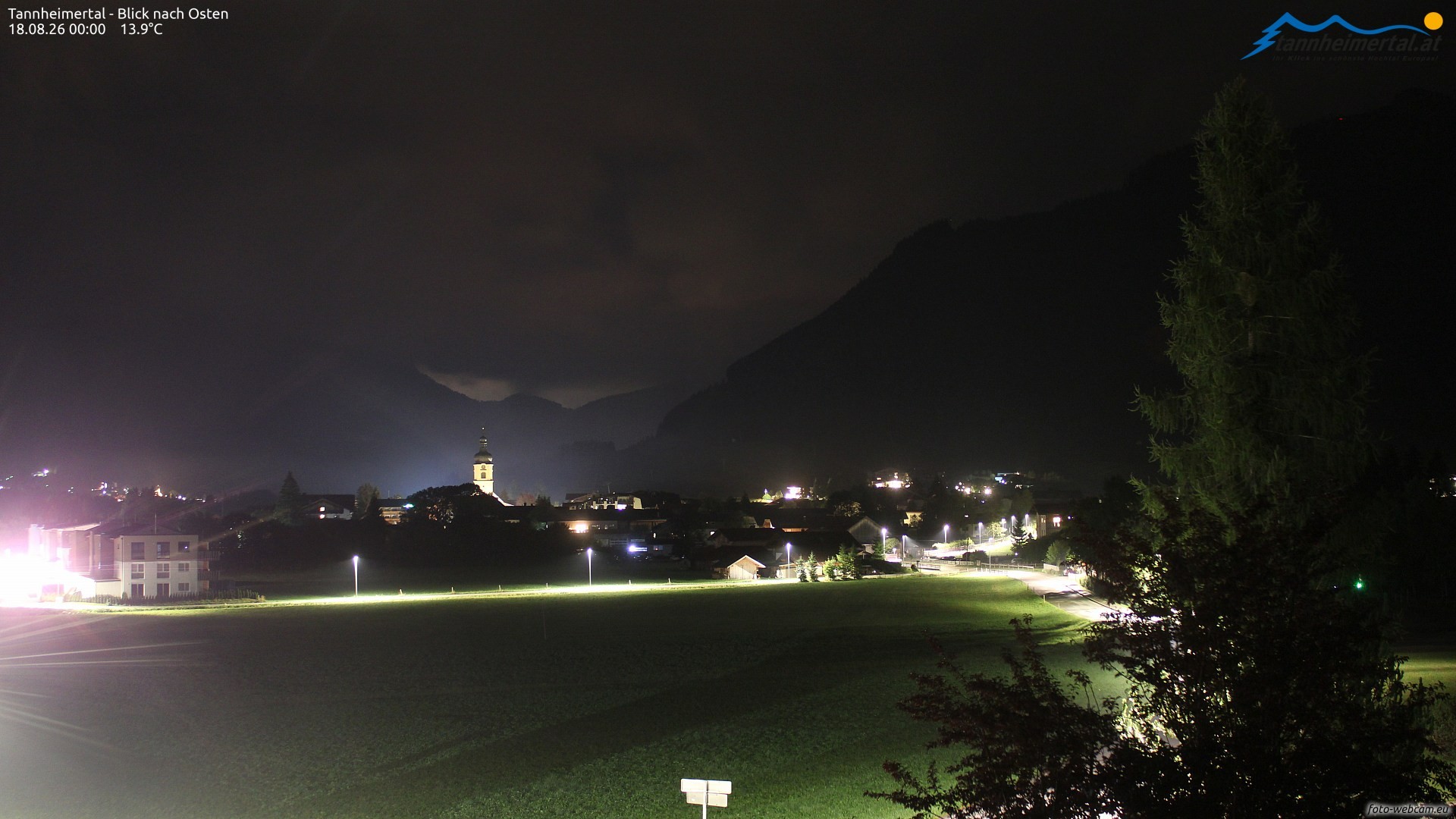 Archiv Foto Webcam Blick ins Tannheimer Tal