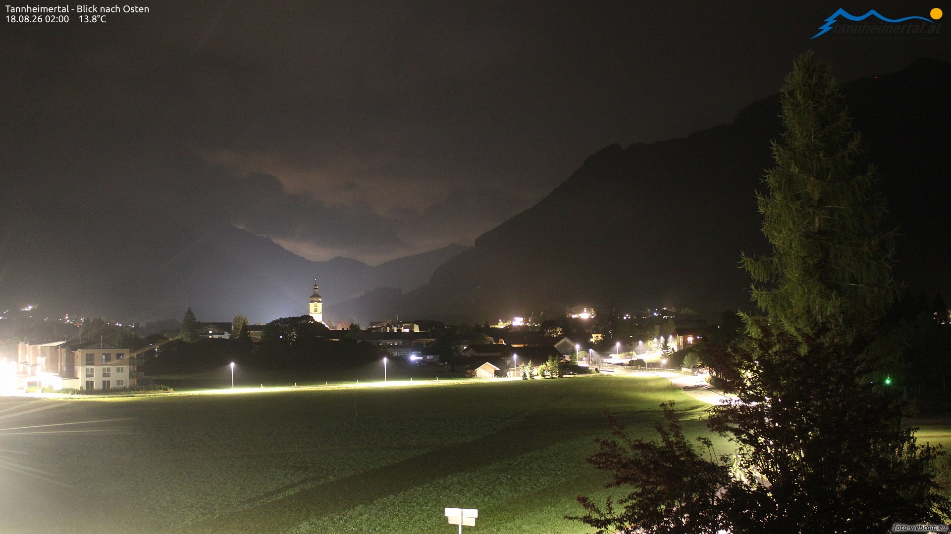 Archiv Foto Webcam Blick ins Tannheimer Tal