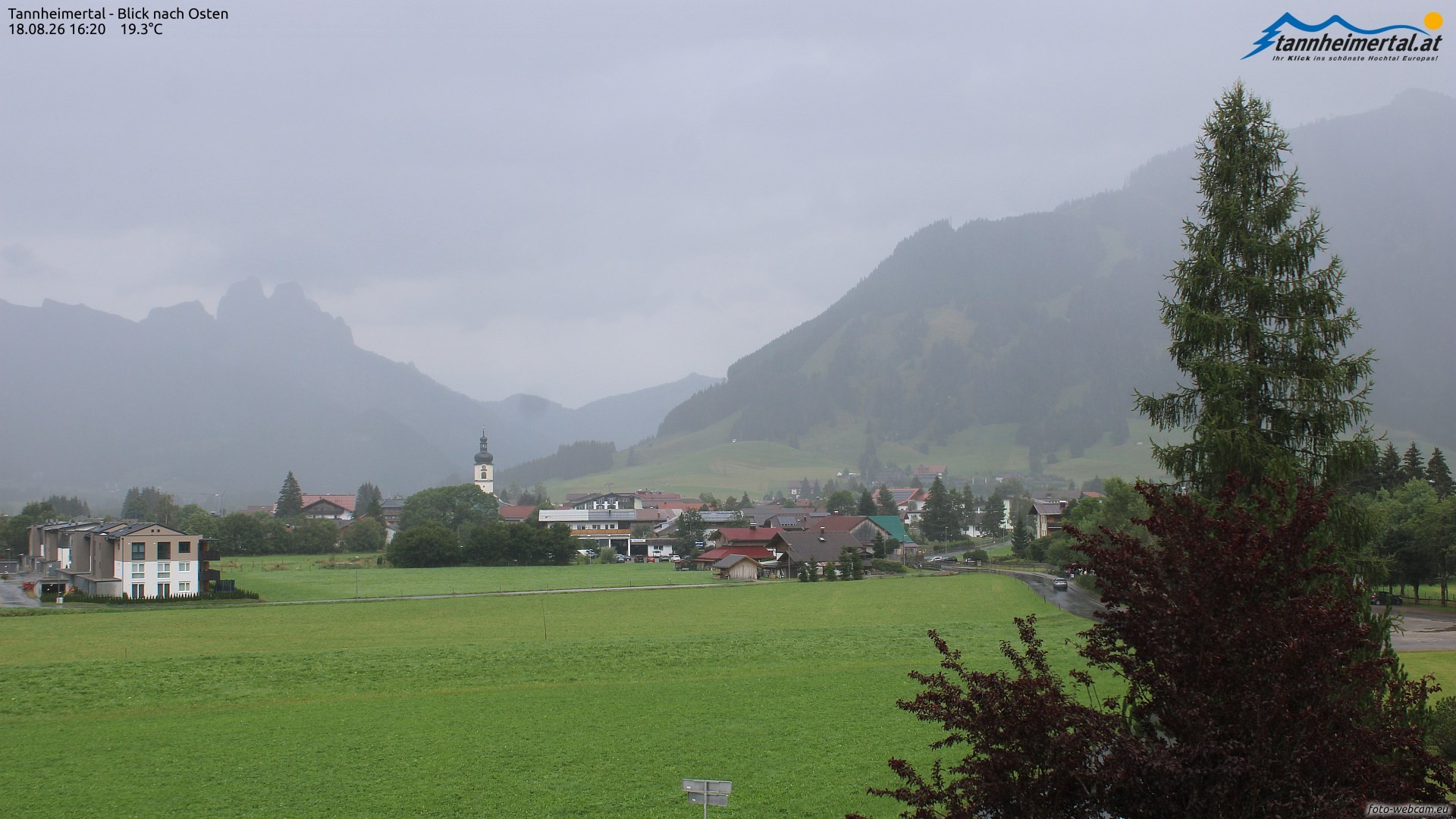 Archived image Webcam Ski Resort Schattwald Zöblen