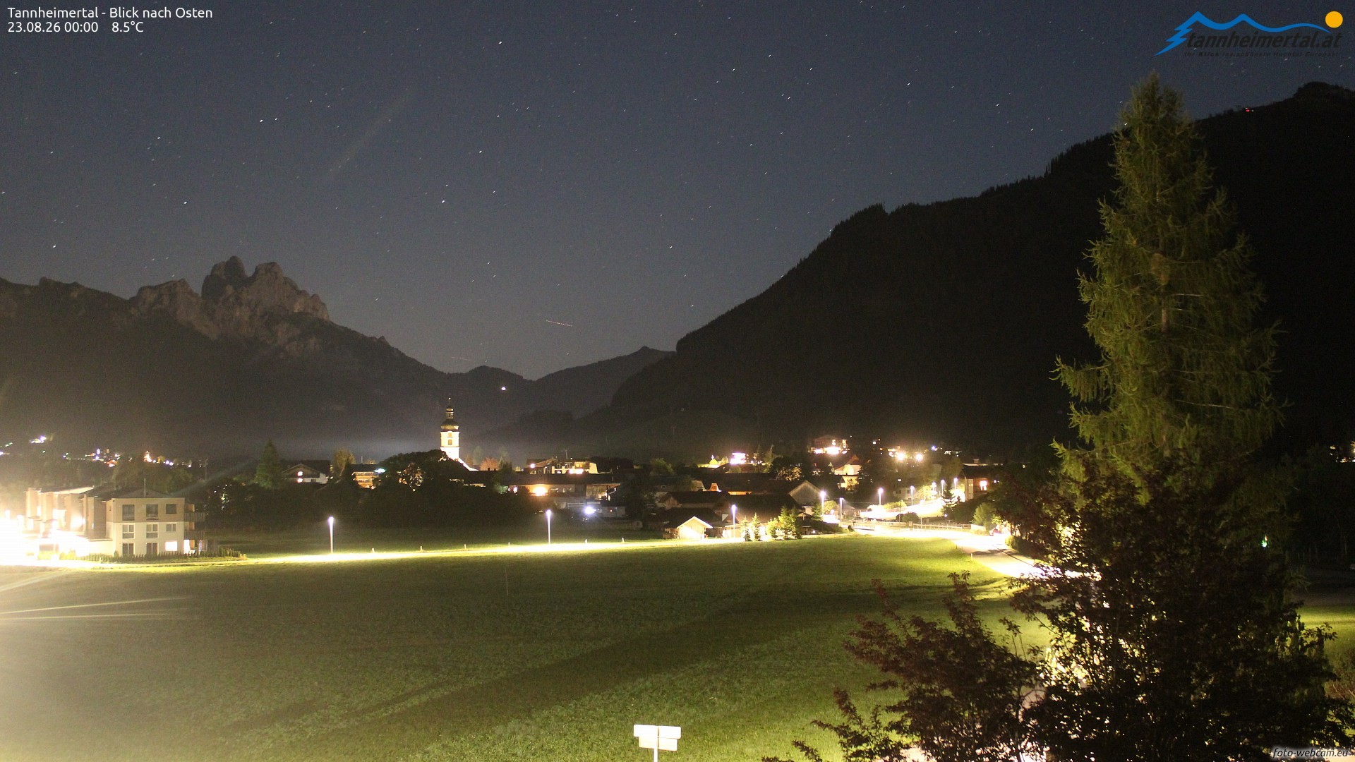 Archiv Foto Webcam Blick ins Tannheimer Tal