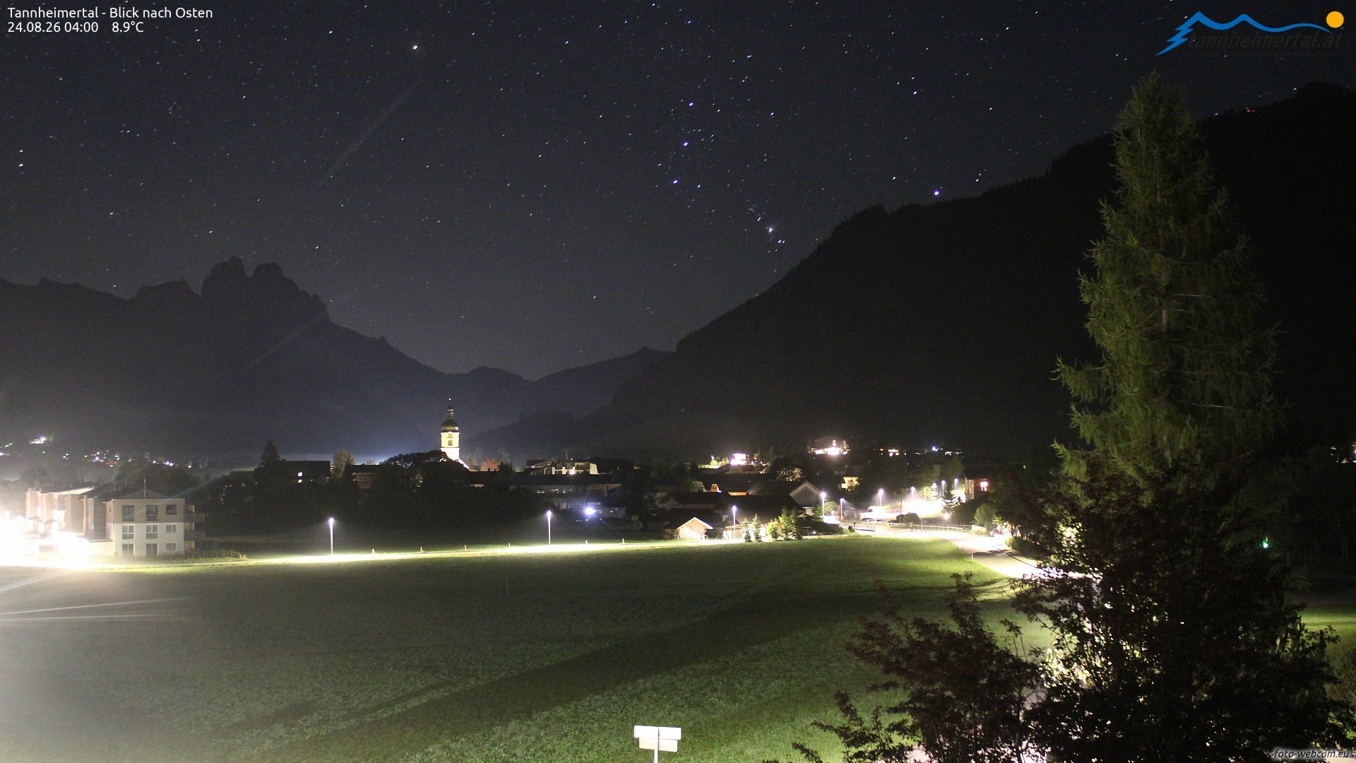 Archiv Foto Webcam Blick ins Tannheimer Tal