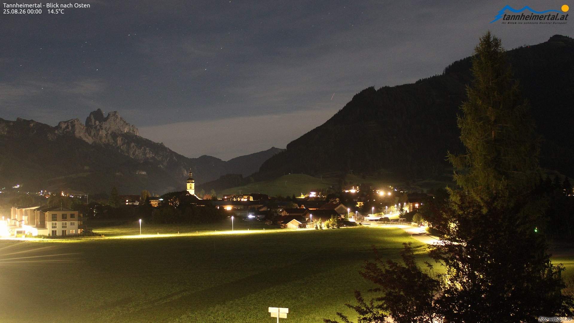 Archiv Foto Webcam Blick ins Tannheimer Tal