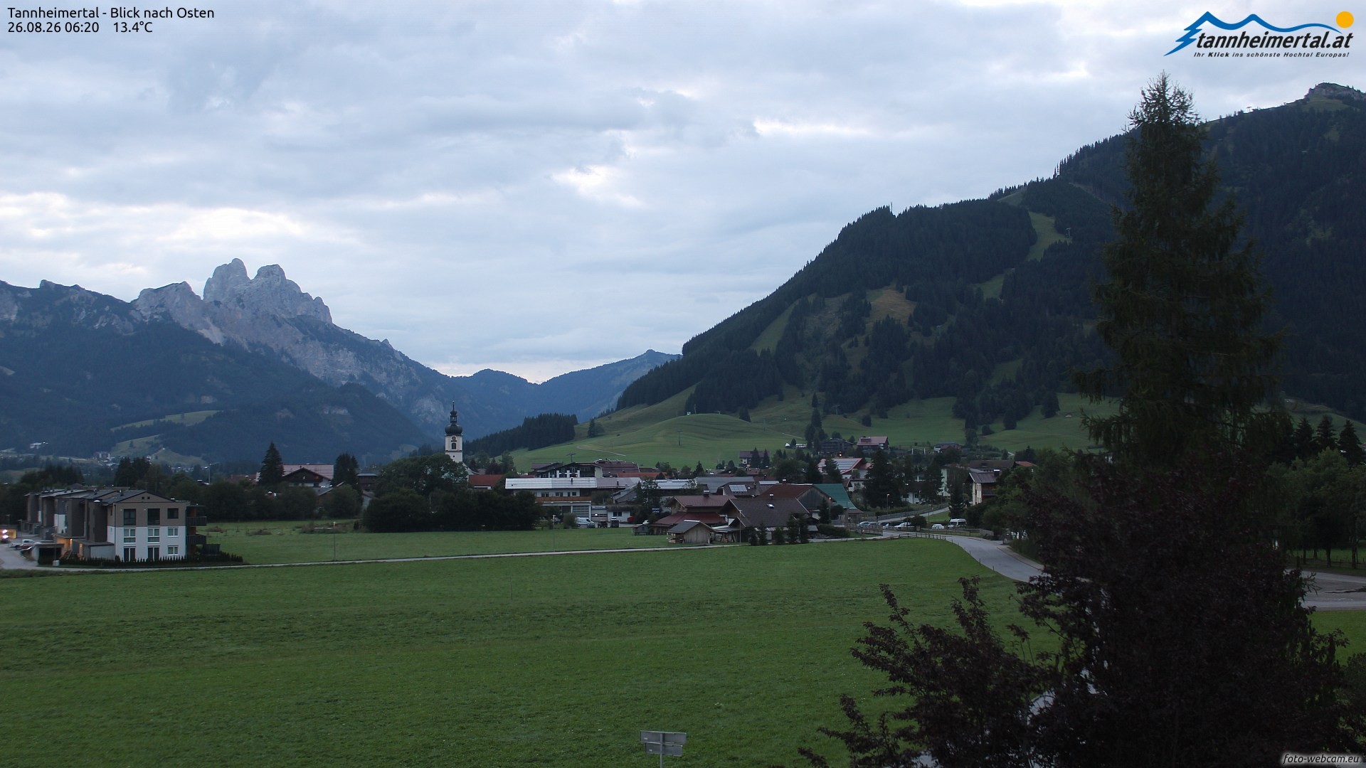 Archived image Webcam Ski Resort Schattwald Zöblen