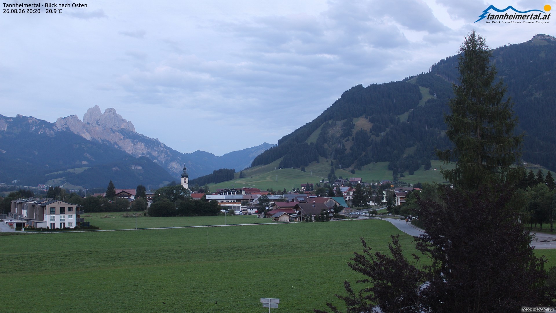 Archived image Webcam Ski Resort Schattwald Zöblen