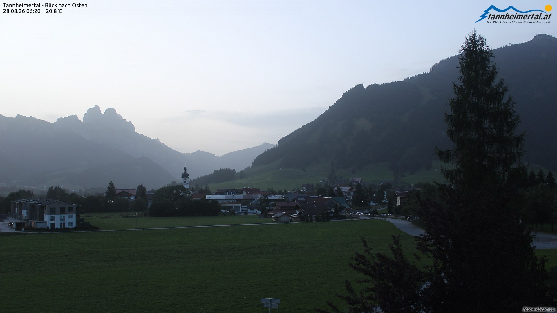 Archived image Webcam Ski Resort Schattwald Zöblen
