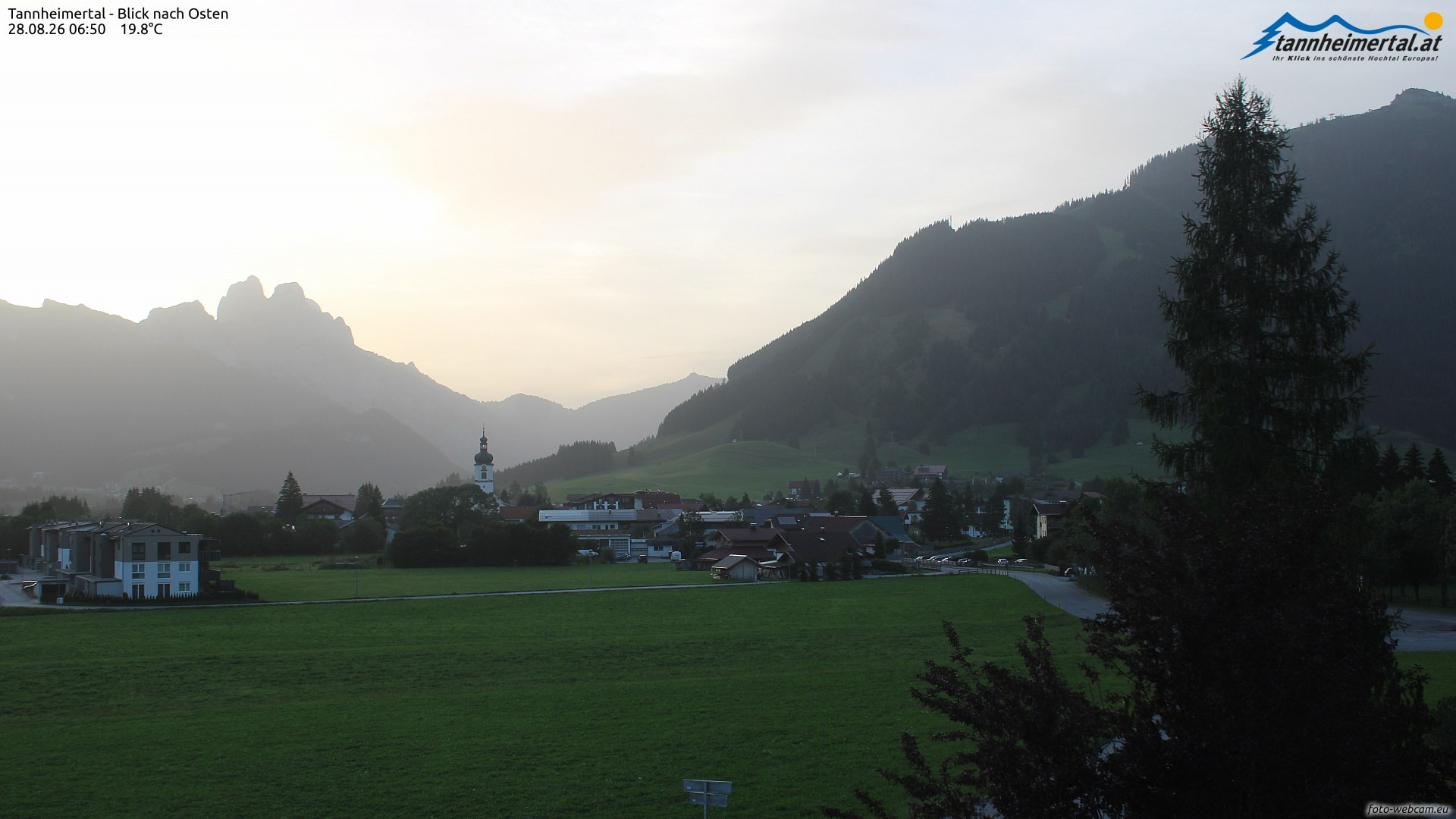 Archived image Webcam Ski Resort Schattwald Zöblen