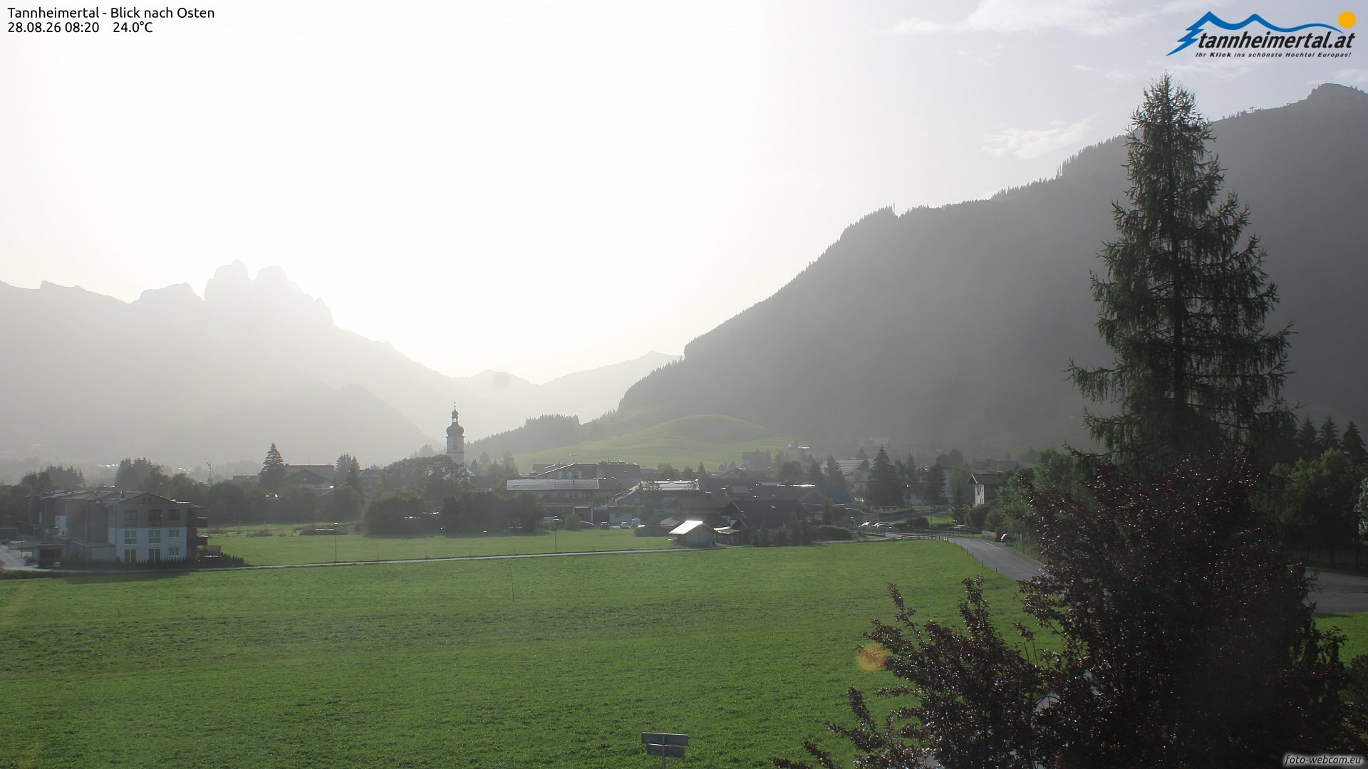 Archived image Webcam Ski Resort Schattwald Zöblen