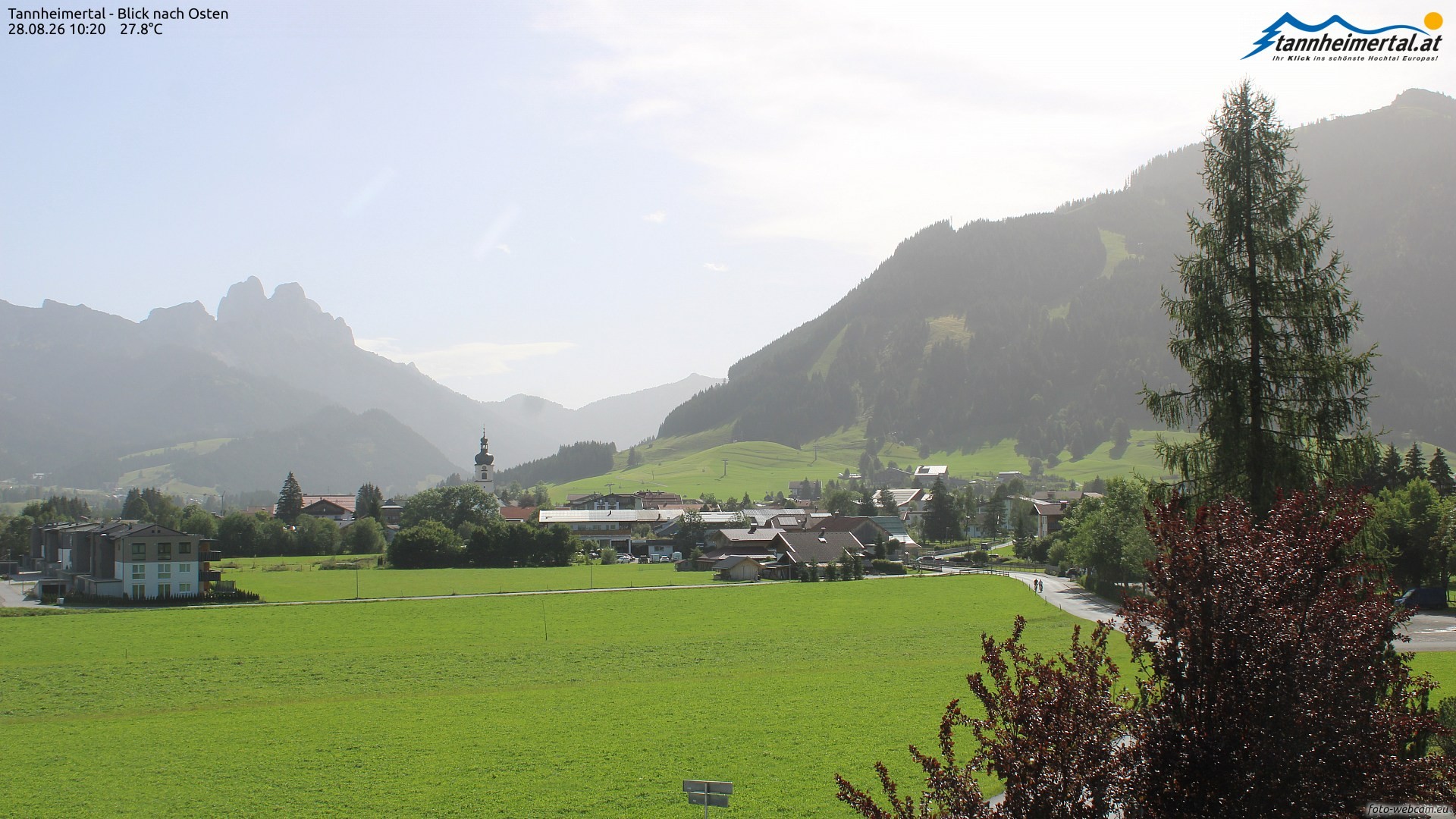 Archived image Webcam Ski Resort Schattwald Zöblen
