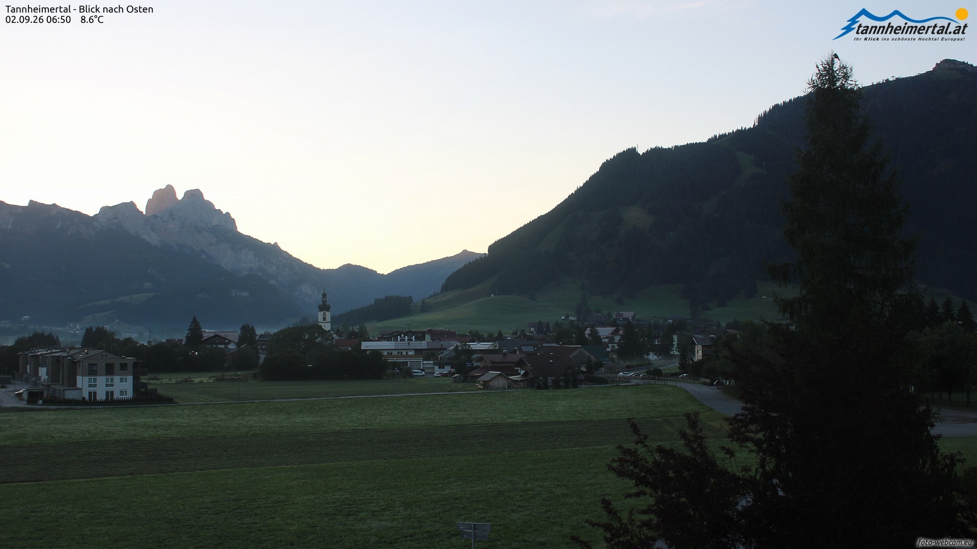 Archived image Webcam Ski Resort Schattwald Zöblen