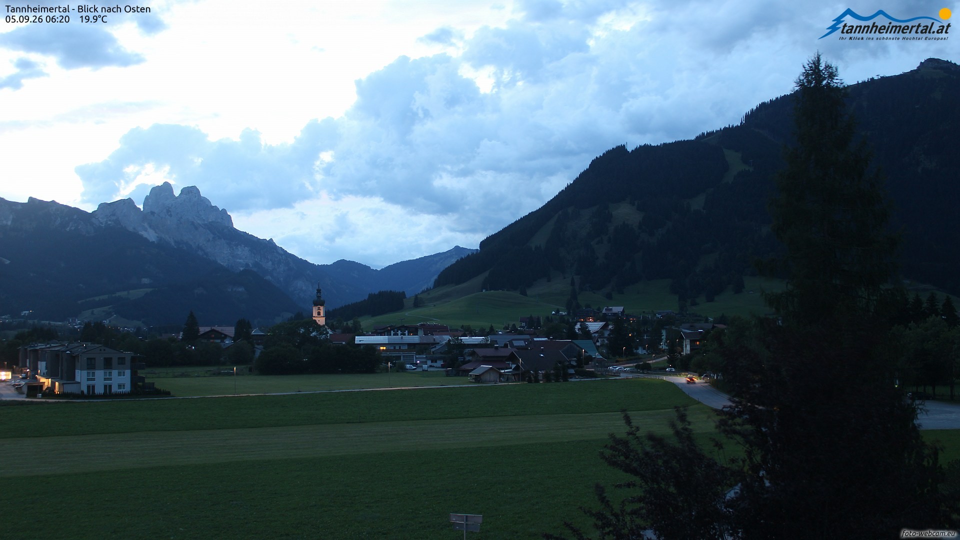 Archived image Webcam Ski Resort Schattwald Zöblen