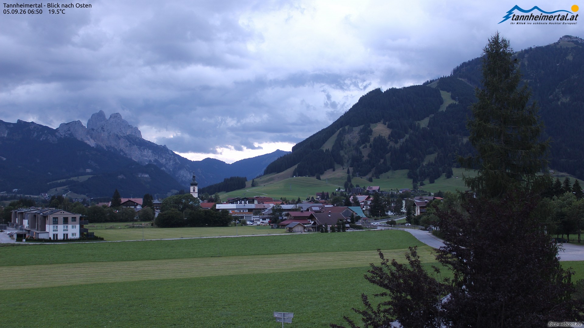 Archived image Webcam Ski Resort Schattwald Zöblen