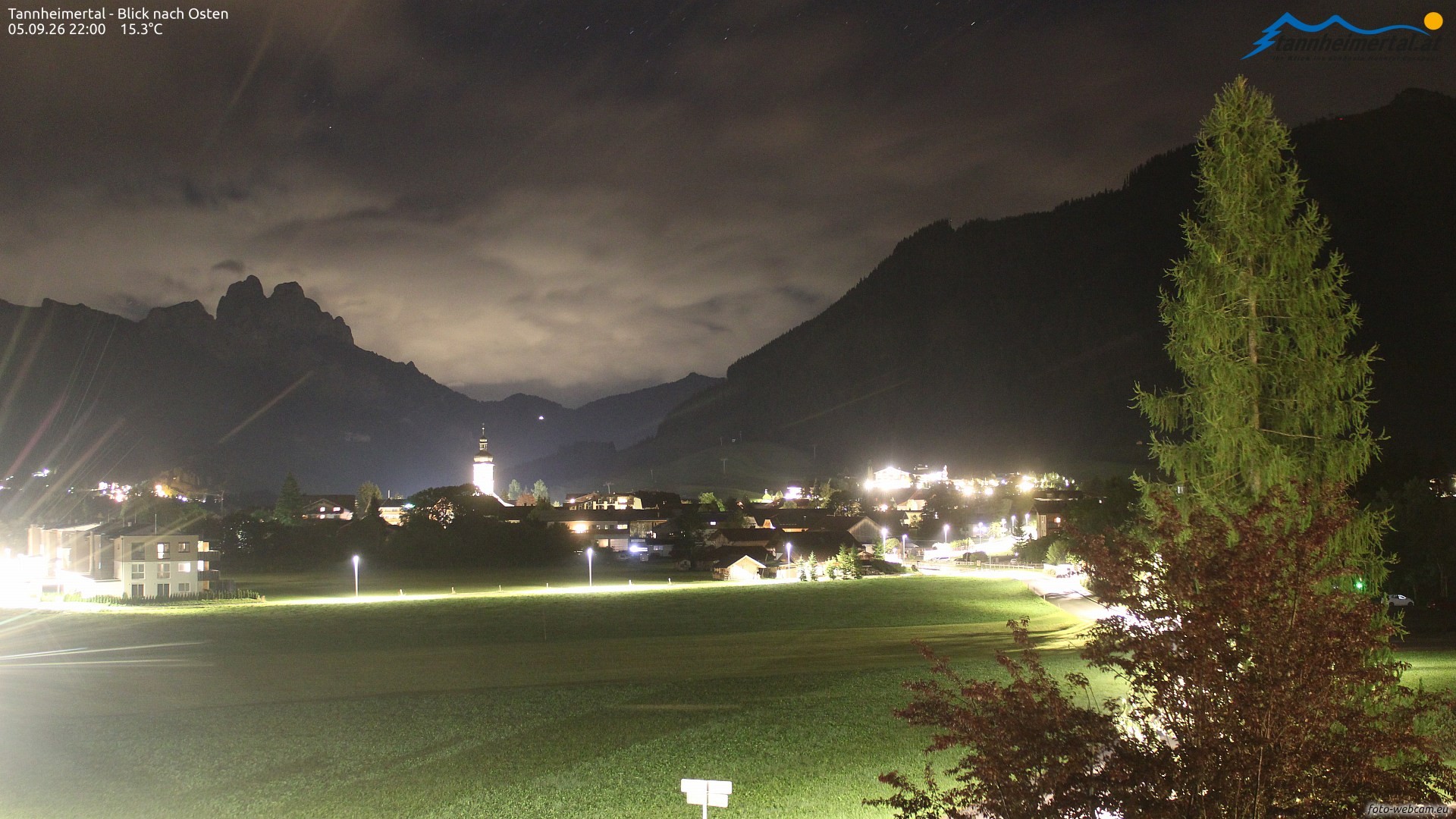 Archiv Foto Webcam Blick ins Tannheimer Tal