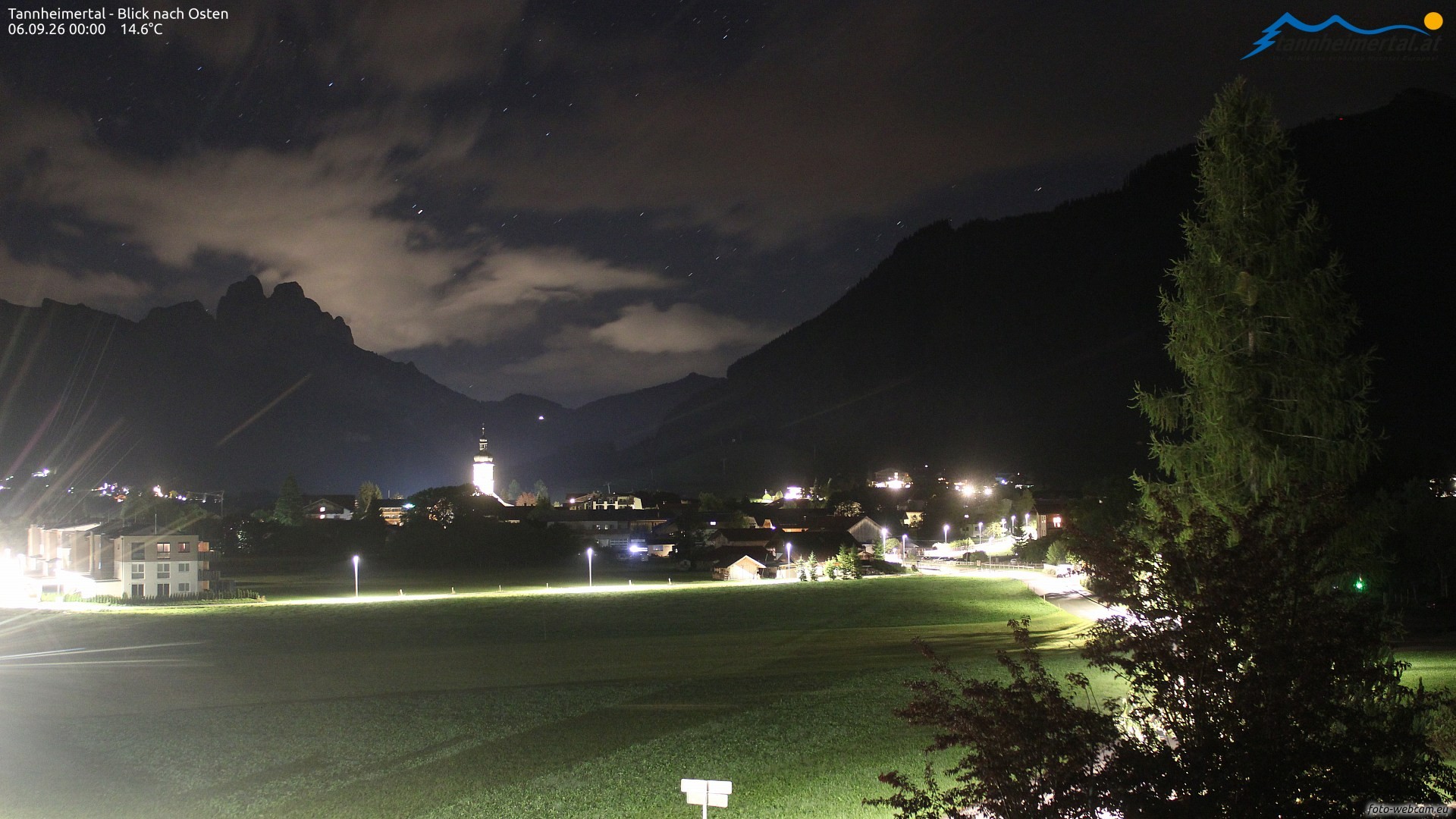 Archiv Foto Webcam Blick ins Tannheimer Tal