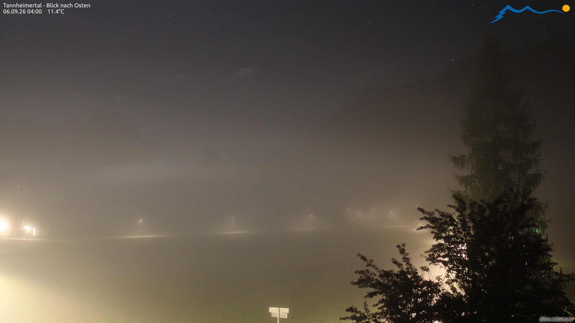 Archiv Foto Webcam Blick ins Tannheimer Tal