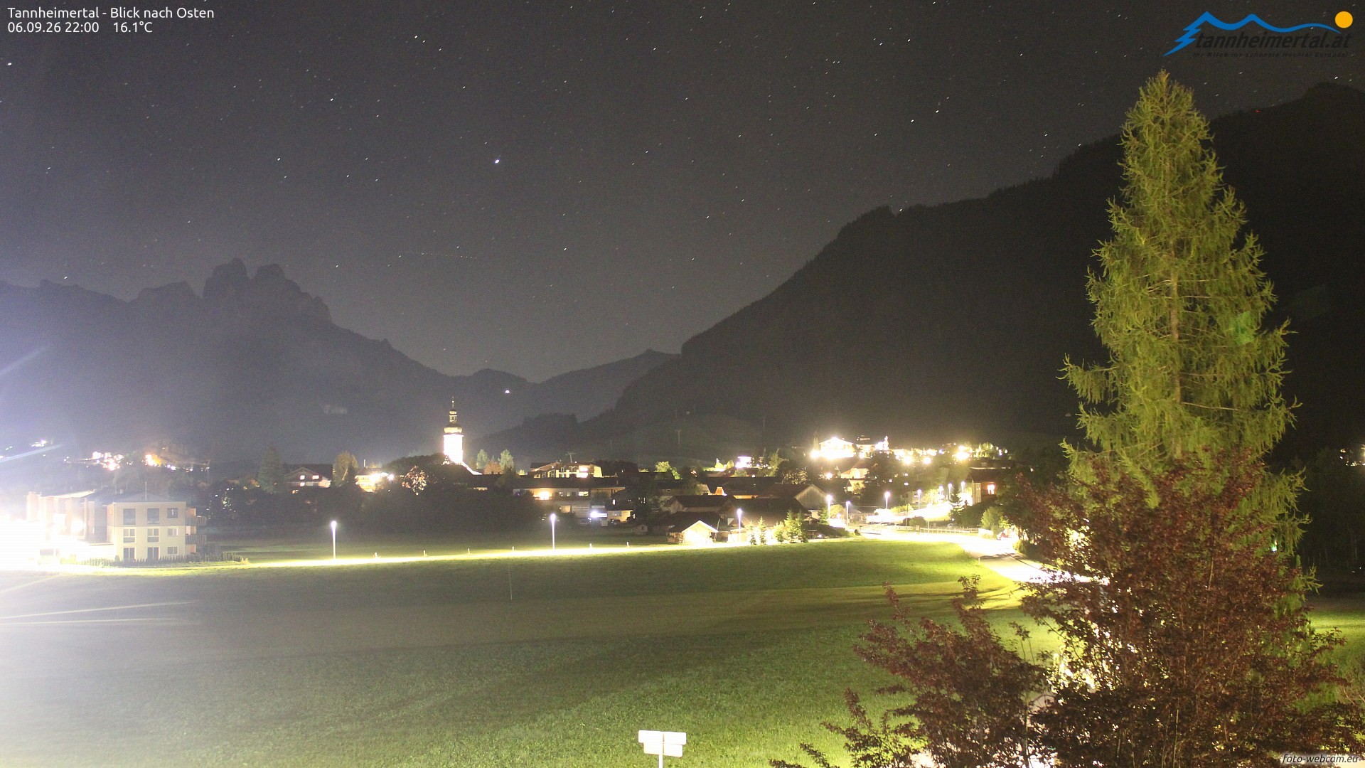 Archiv Foto Webcam Blick ins Tannheimer Tal