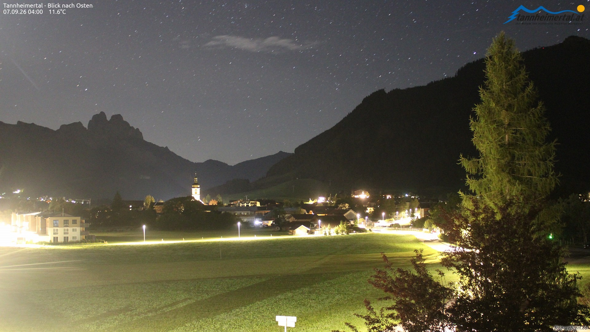 Archiv Foto Webcam Blick ins Tannheimer Tal