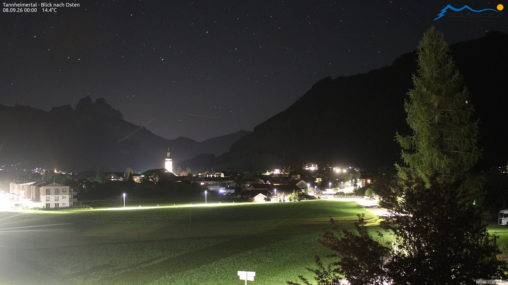 Archiv Foto Webcam Blick ins Tannheimer Tal