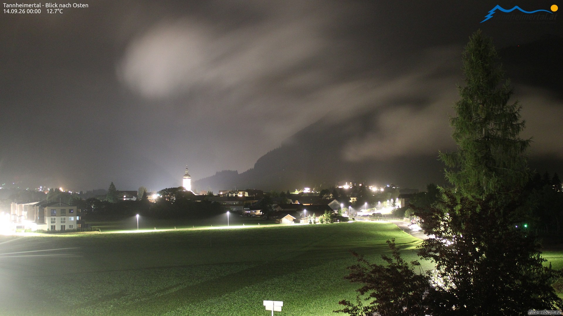Archiv Foto Webcam Blick ins Tannheimer Tal