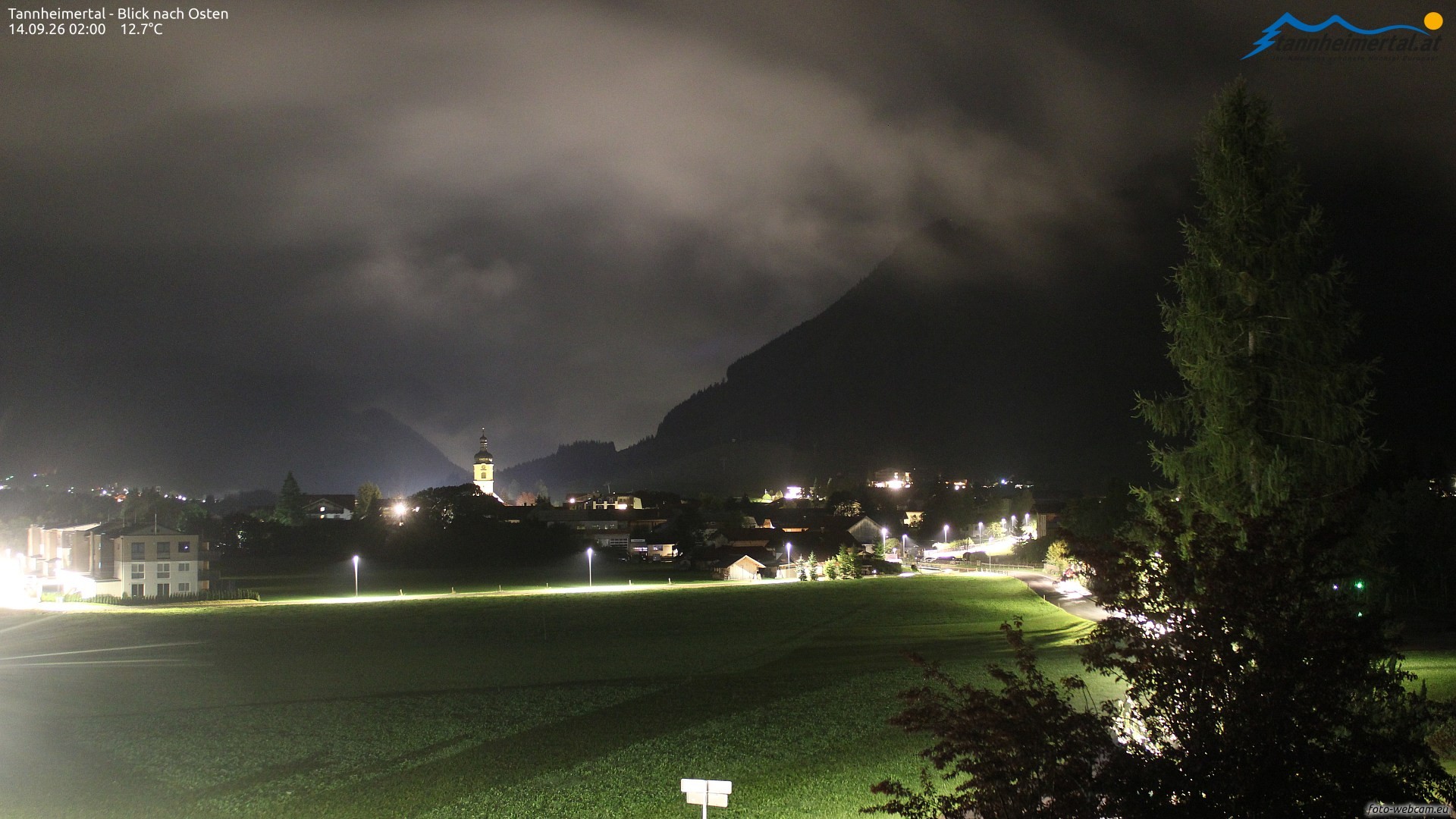 Archiv Foto Webcam Blick ins Tannheimer Tal
