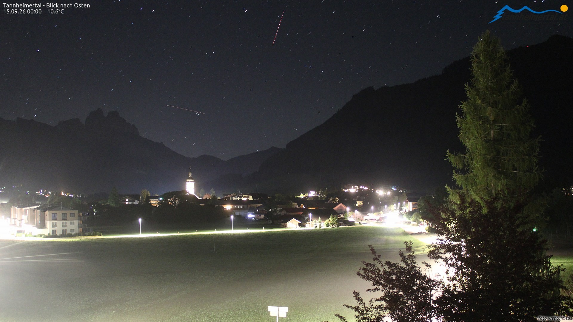 Archiv Foto Webcam Blick ins Tannheimer Tal