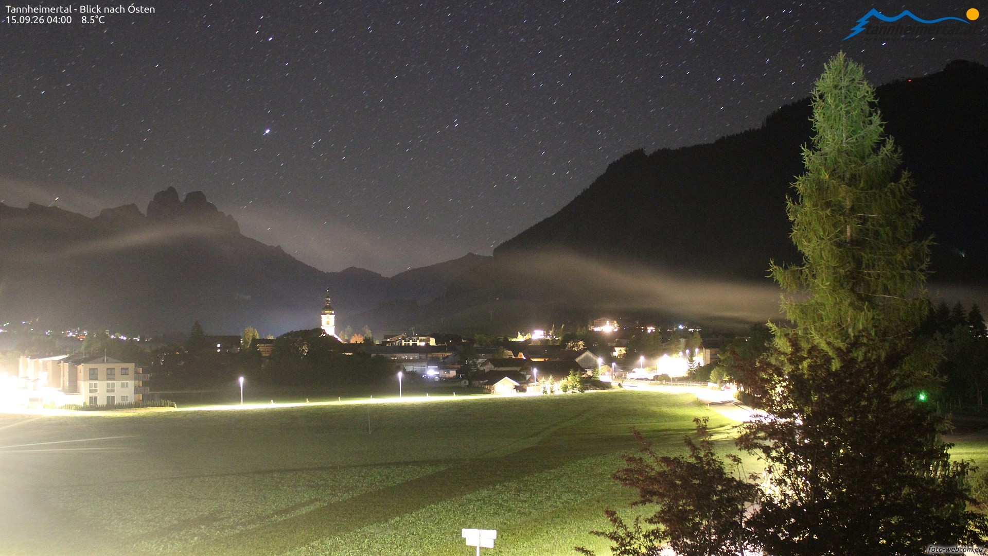 Archiv Foto Webcam Blick ins Tannheimer Tal