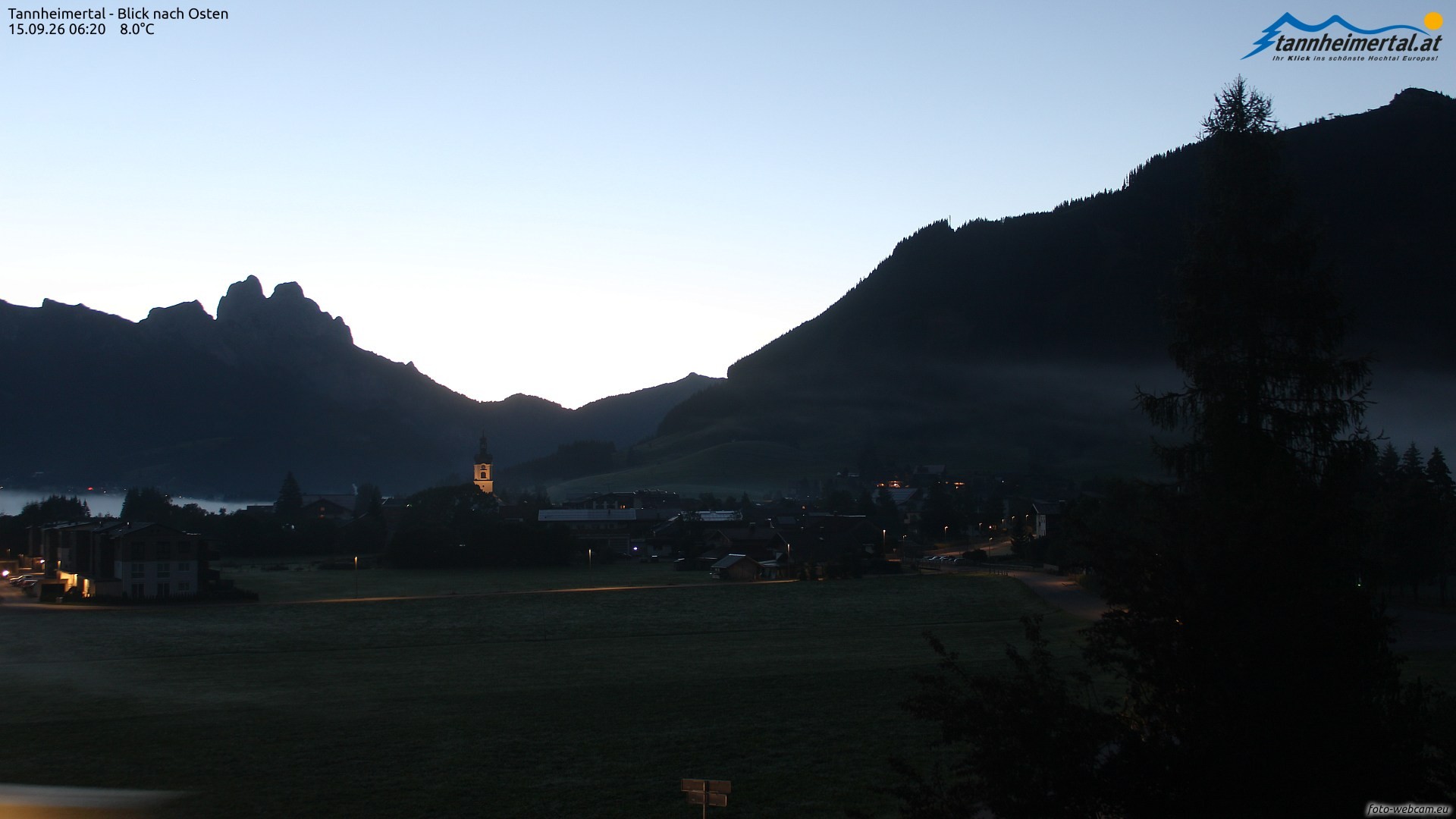 Archiv Foto Webcam Blick ins Tannheimer Tal