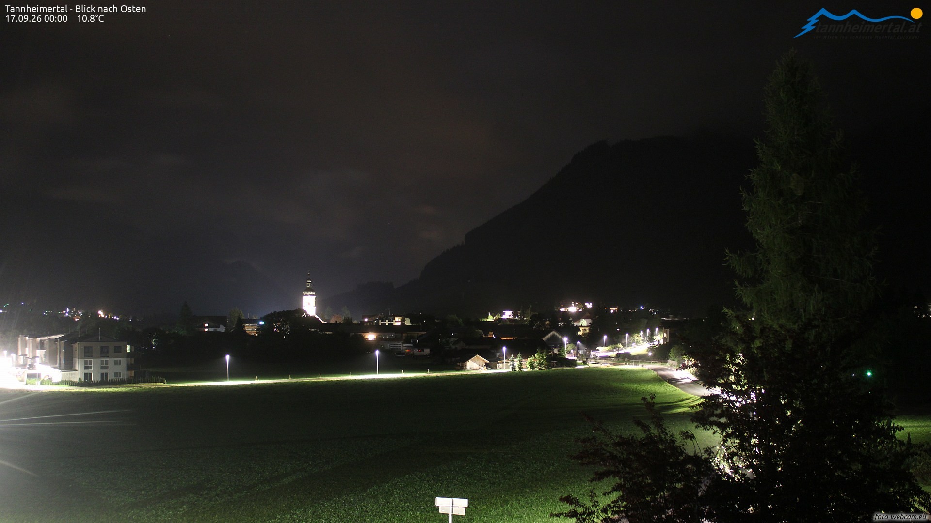 Archiv Foto Webcam Blick ins Tannheimer Tal