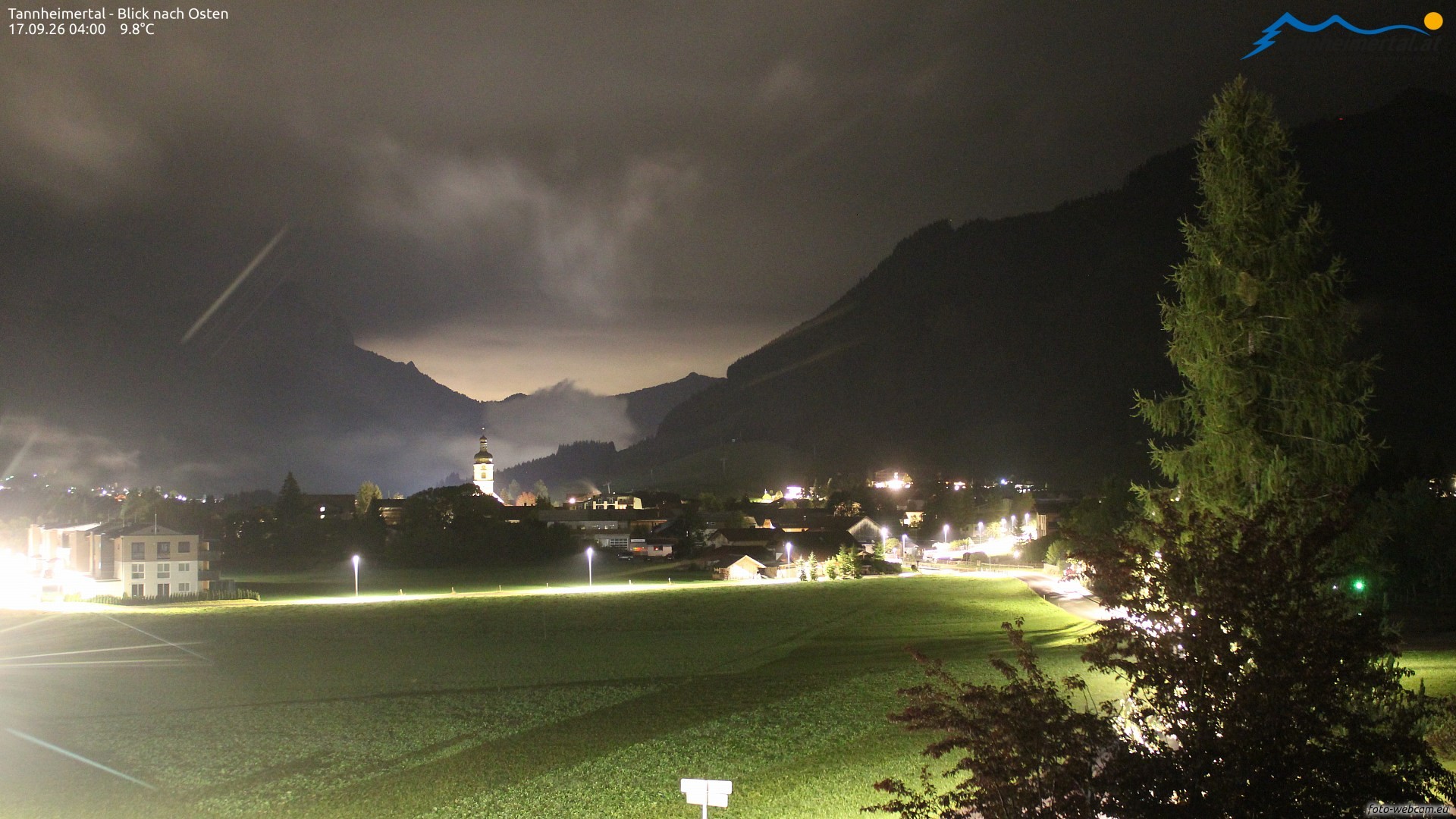 Archiv Foto Webcam Blick ins Tannheimer Tal