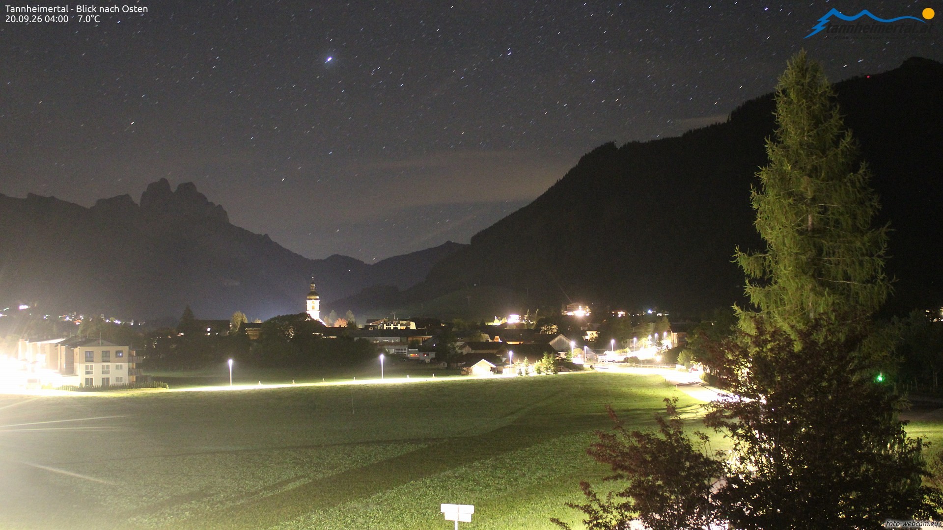Archiv Foto Webcam Blick ins Tannheimer Tal