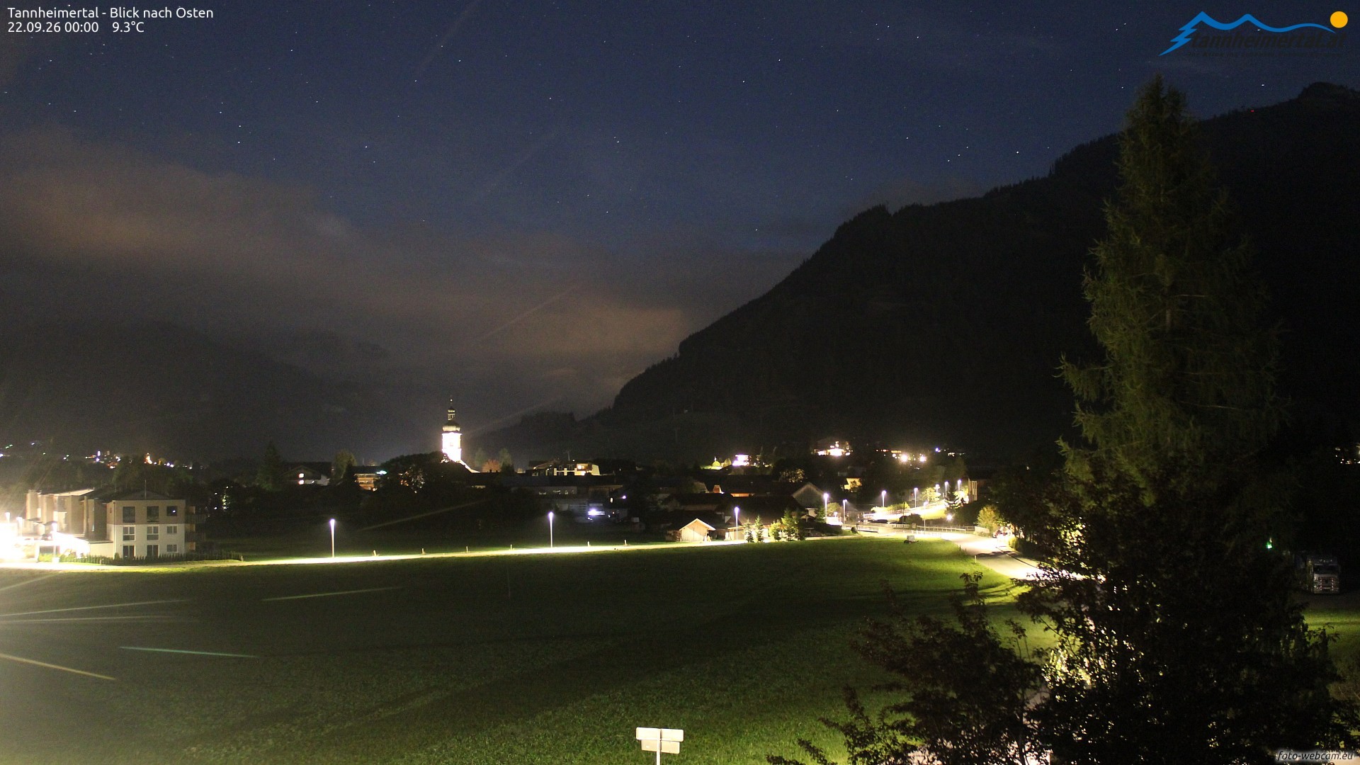 Archiv Foto Webcam Blick ins Tannheimer Tal