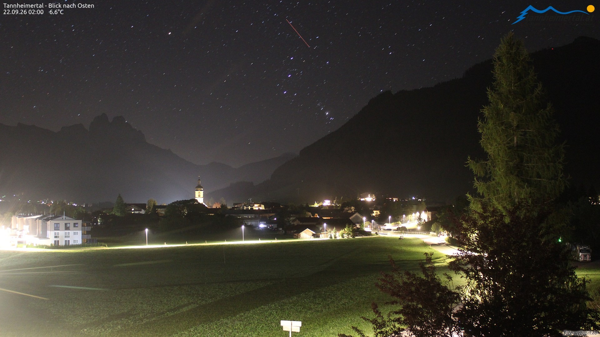 Archiv Foto Webcam Blick ins Tannheimer Tal