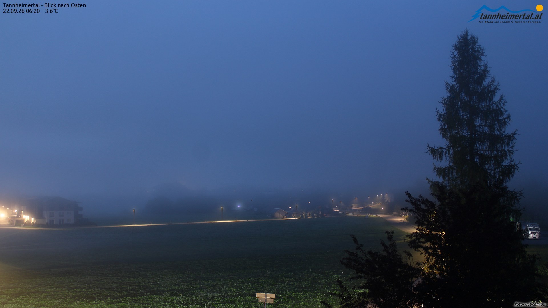Archiv Foto Webcam Blick ins Tannheimer Tal