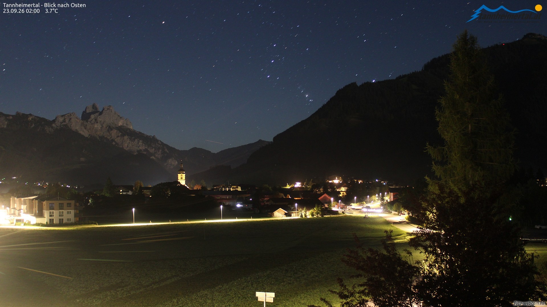 Archiv Foto Webcam Blick ins Tannheimer Tal