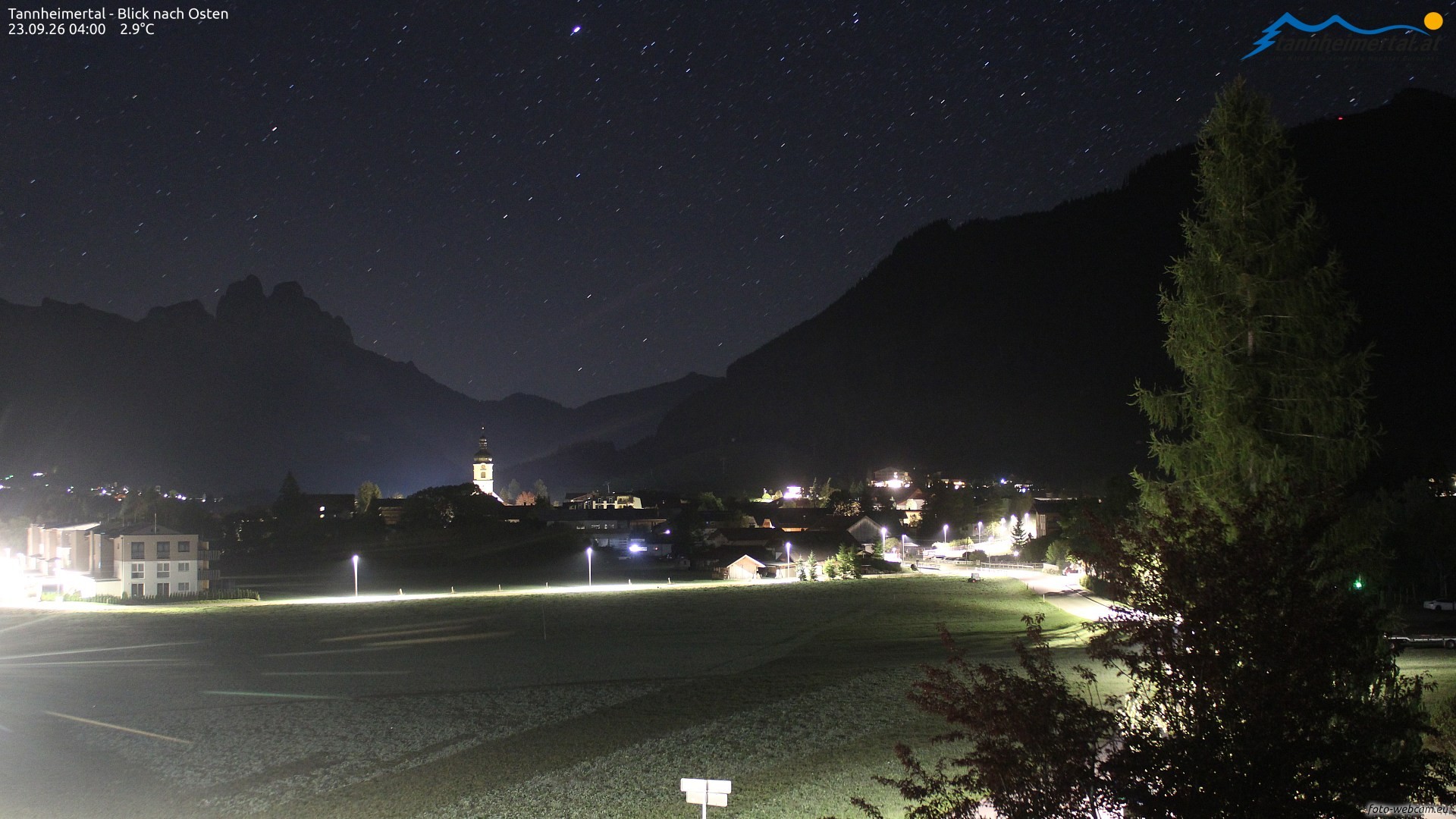 Archiv Foto Webcam Blick ins Tannheimer Tal