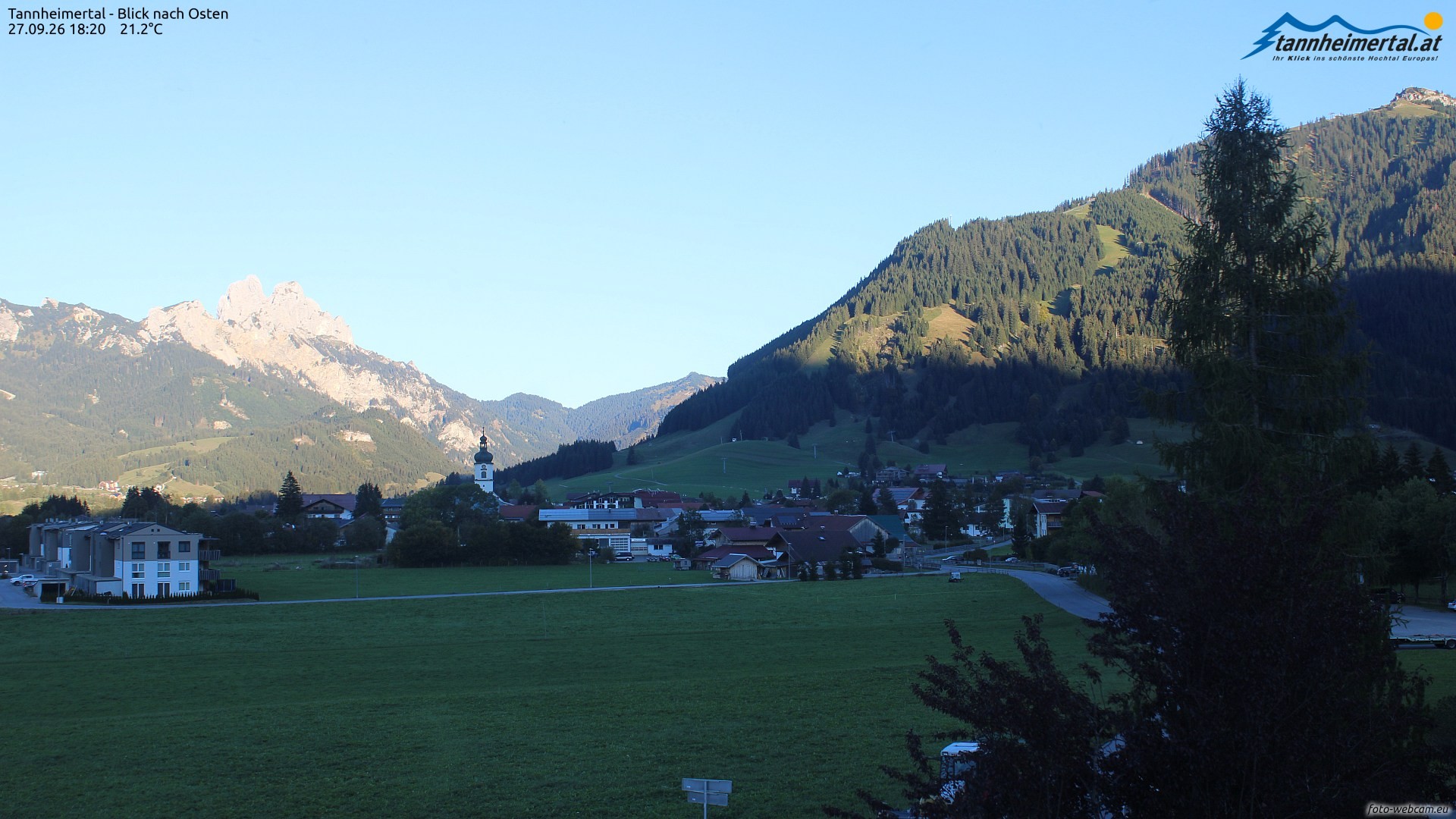 Archived image Webcam Ski Resort Schattwald Zöblen