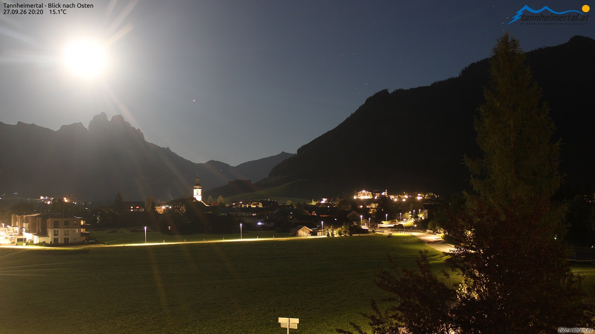 Archiv Foto Webcam Blick ins Tannheimer Tal