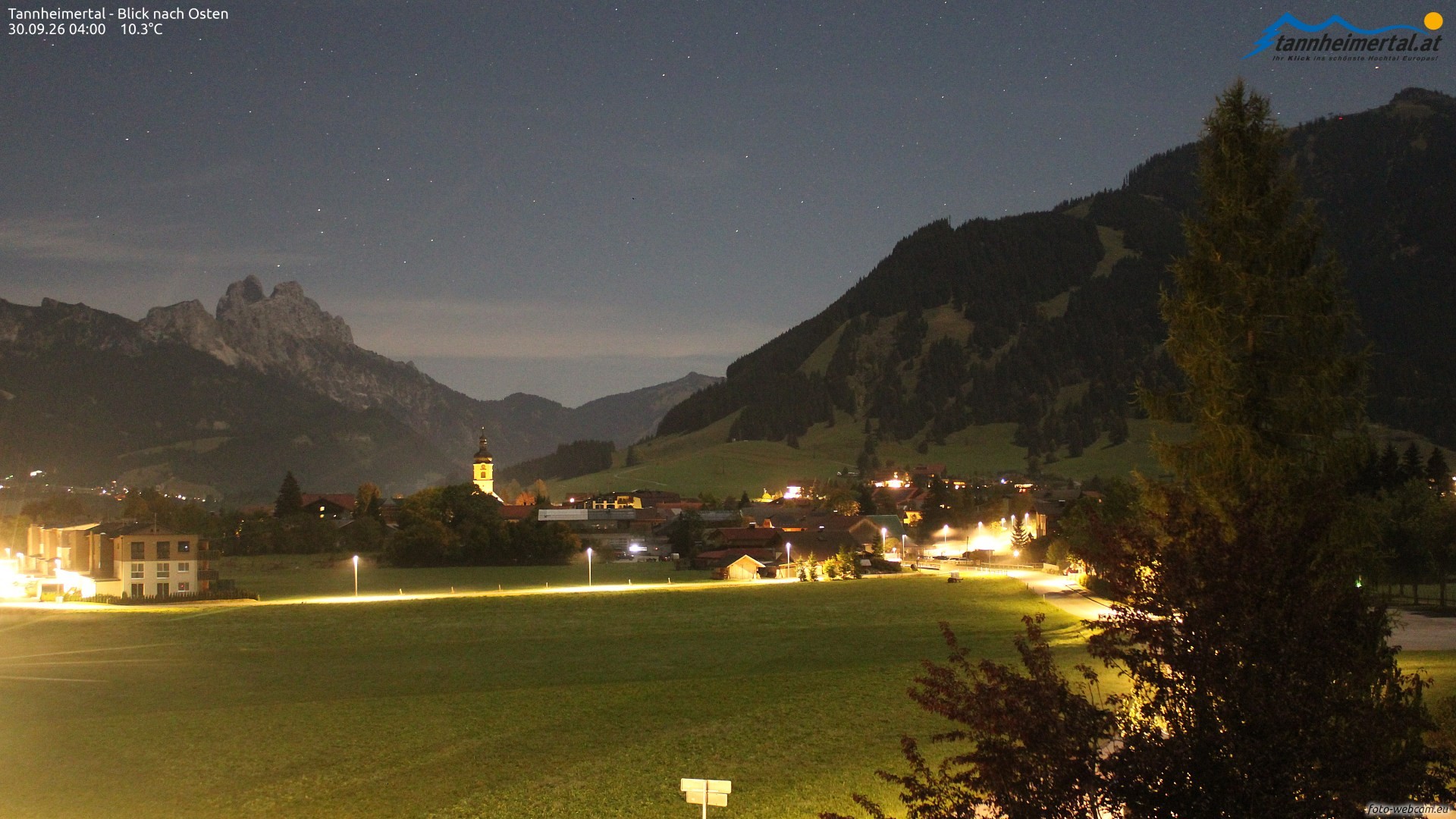 Archiv Foto Webcam Blick ins Tannheimer Tal