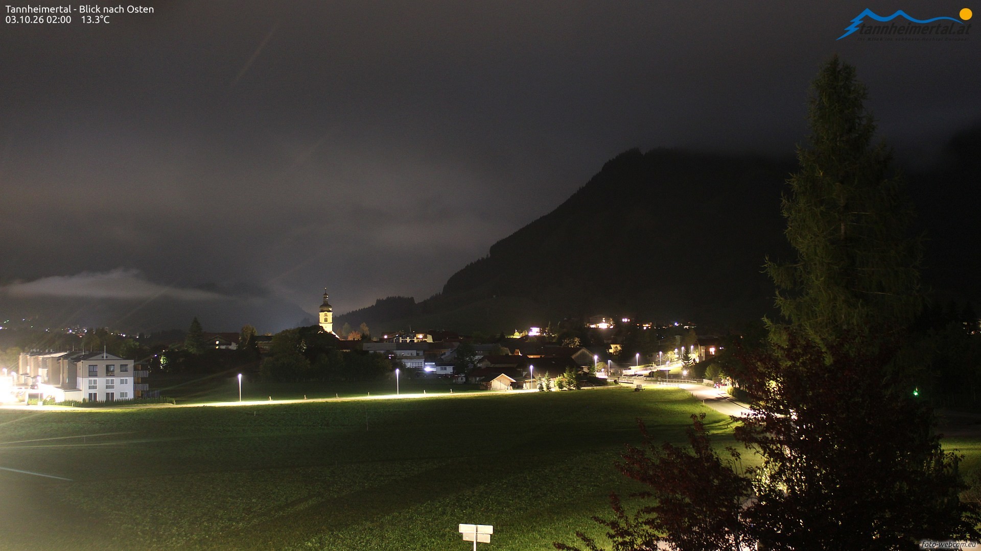 Archiv Foto Webcam Blick ins Tannheimer Tal
