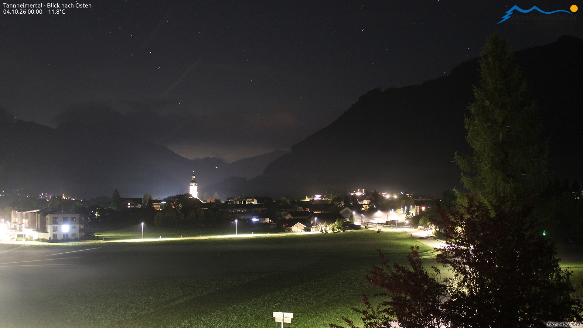 Archiv Foto Webcam Blick ins Tannheimer Tal