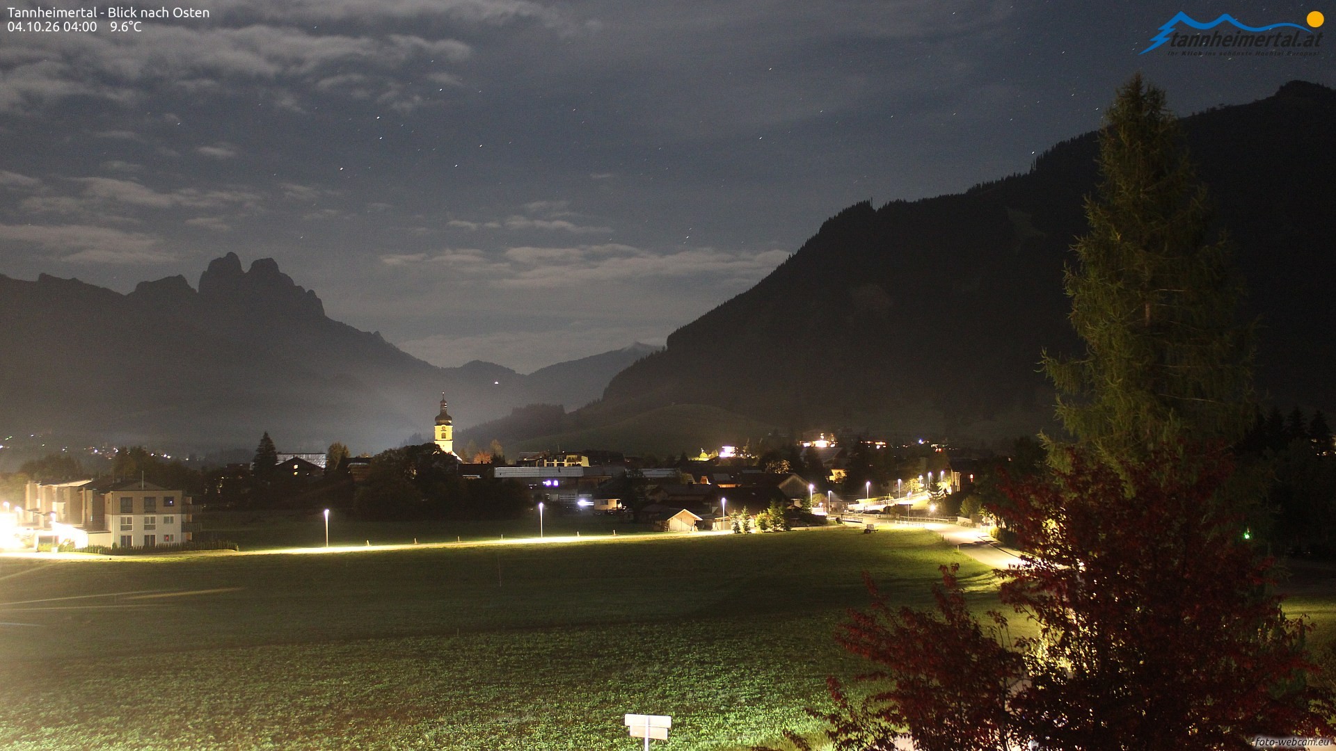 Archiv Foto Webcam Blick ins Tannheimer Tal