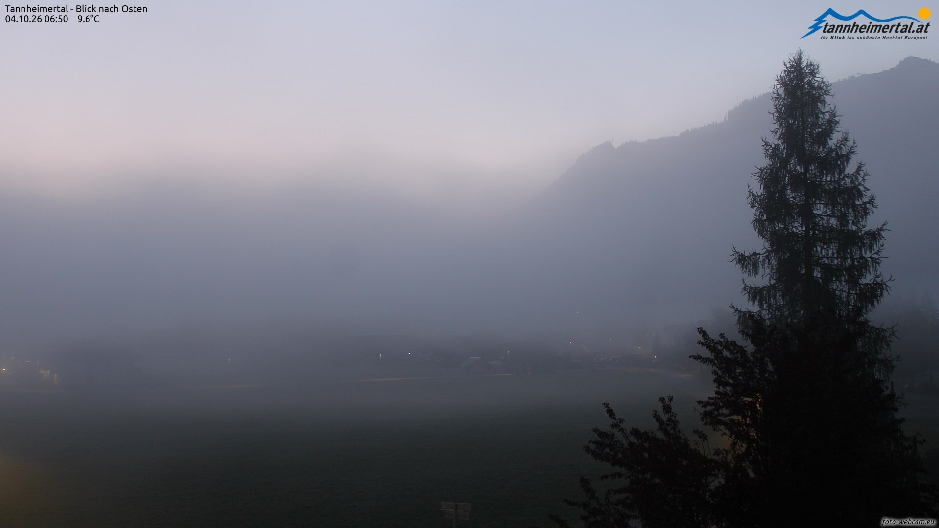 Archiv Foto Webcam Blick ins Tannheimer Tal