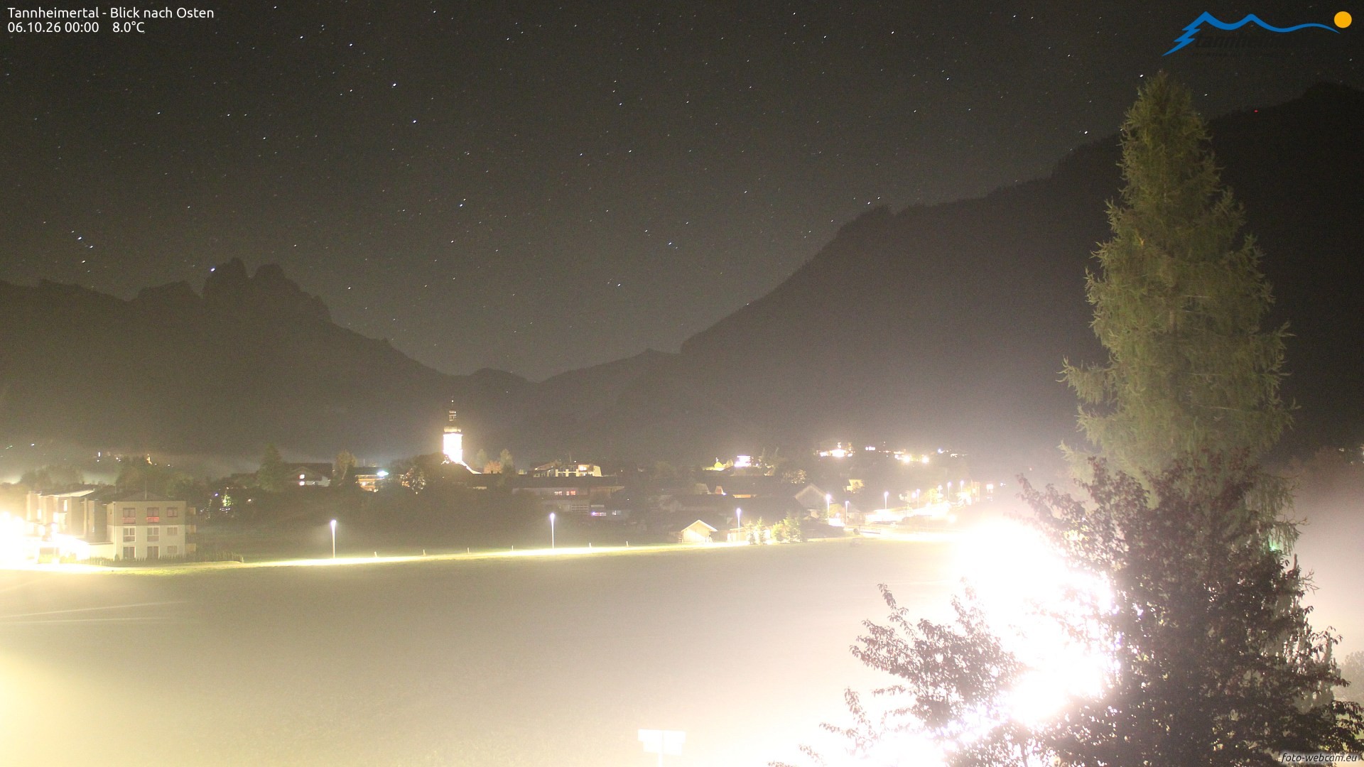 Archiv Foto Webcam Blick ins Tannheimer Tal