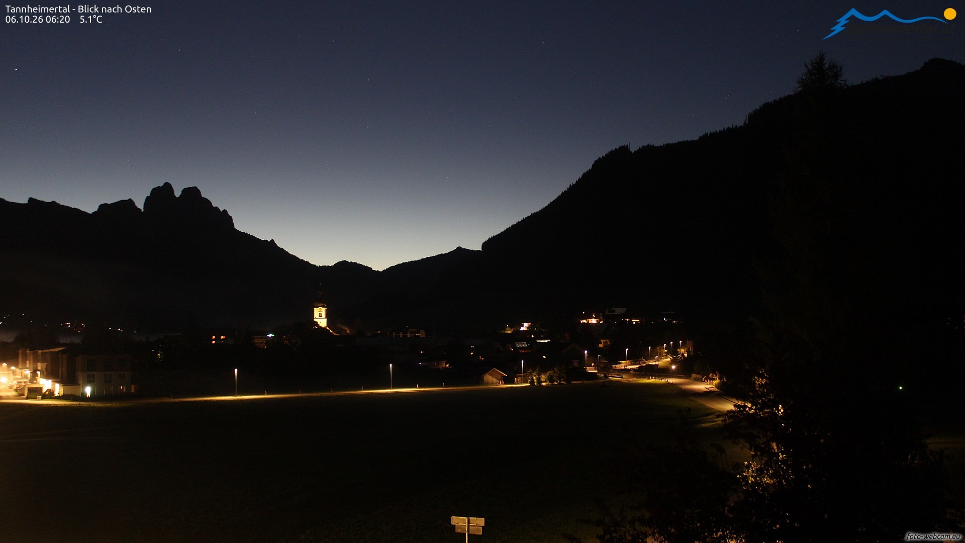 Archiv Foto Webcam Blick ins Tannheimer Tal