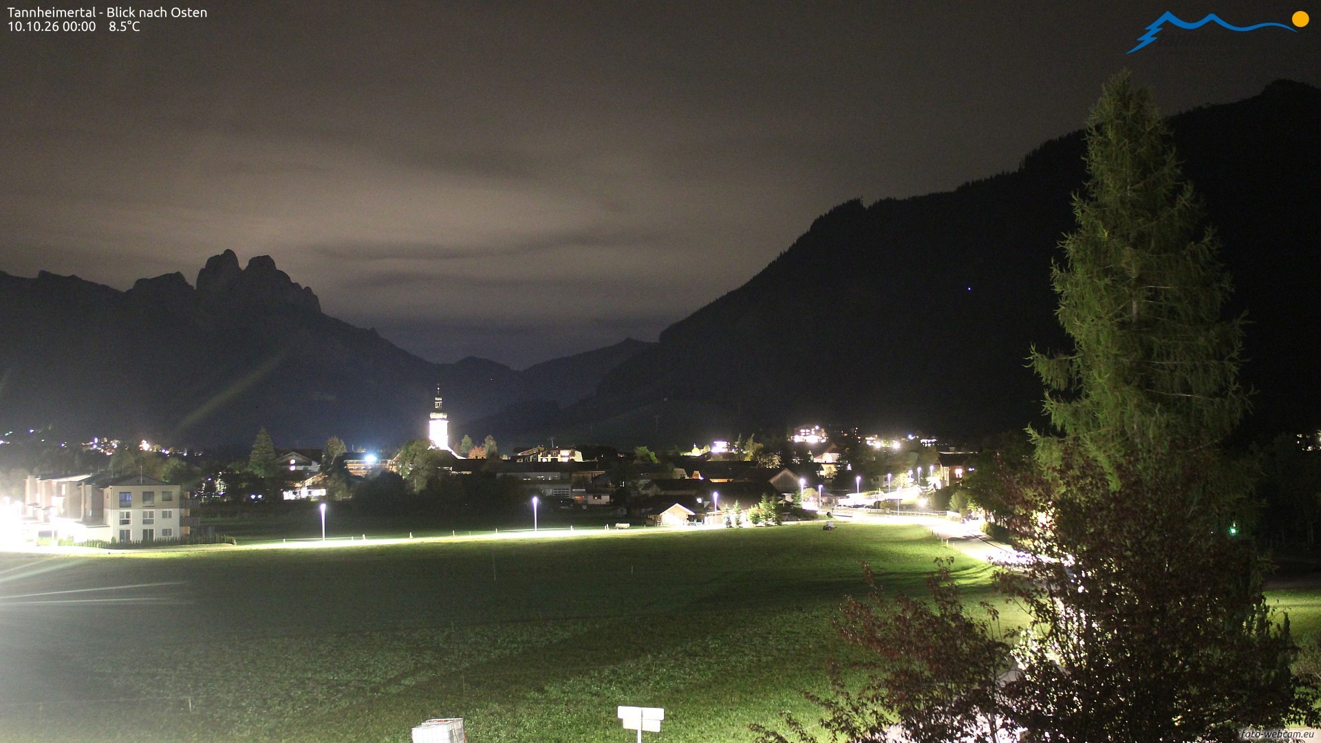 Archiv Foto Webcam Blick ins Tannheimer Tal