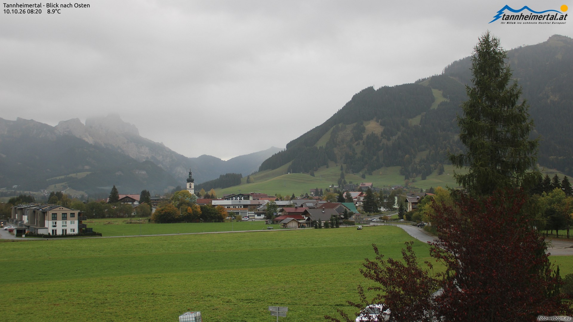 Archived image Webcam Ski Resort Schattwald Zöblen