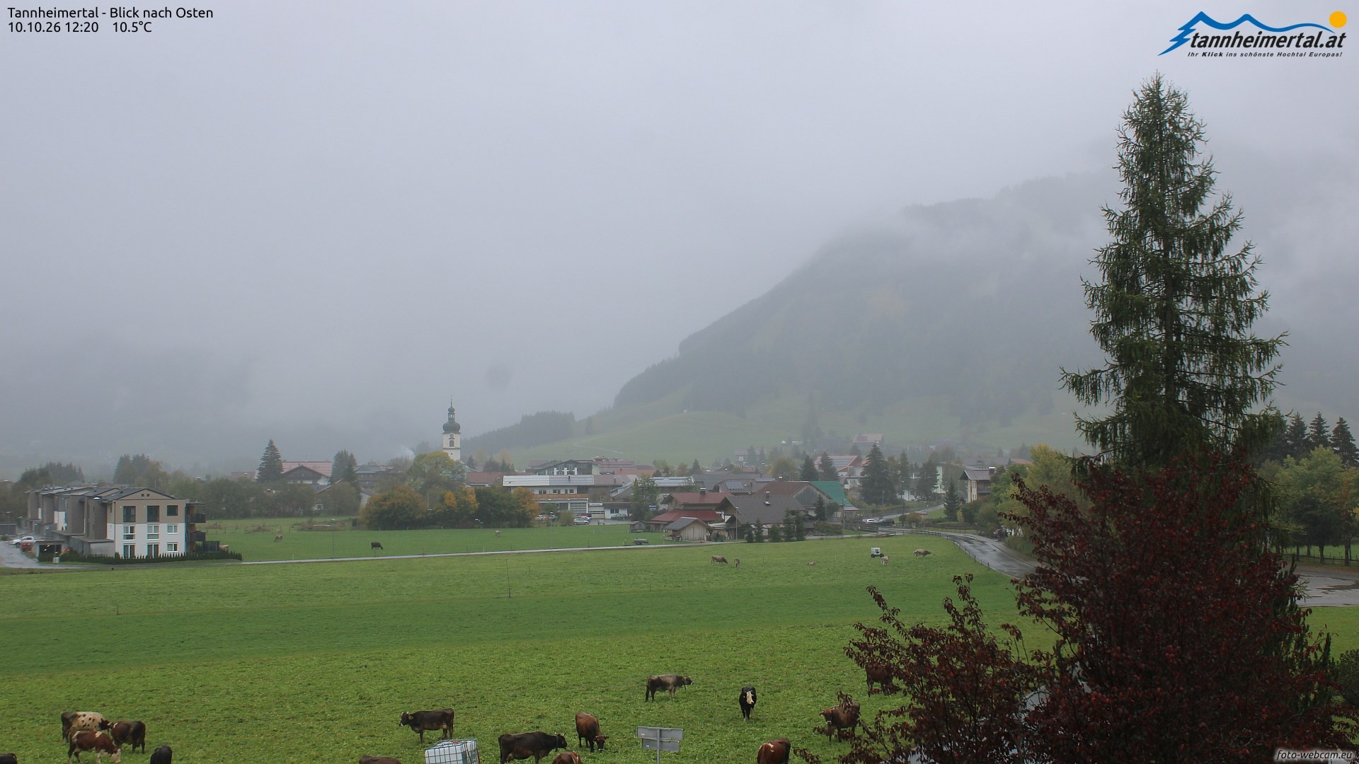 Archived image Webcam Ski Resort Schattwald Zöblen