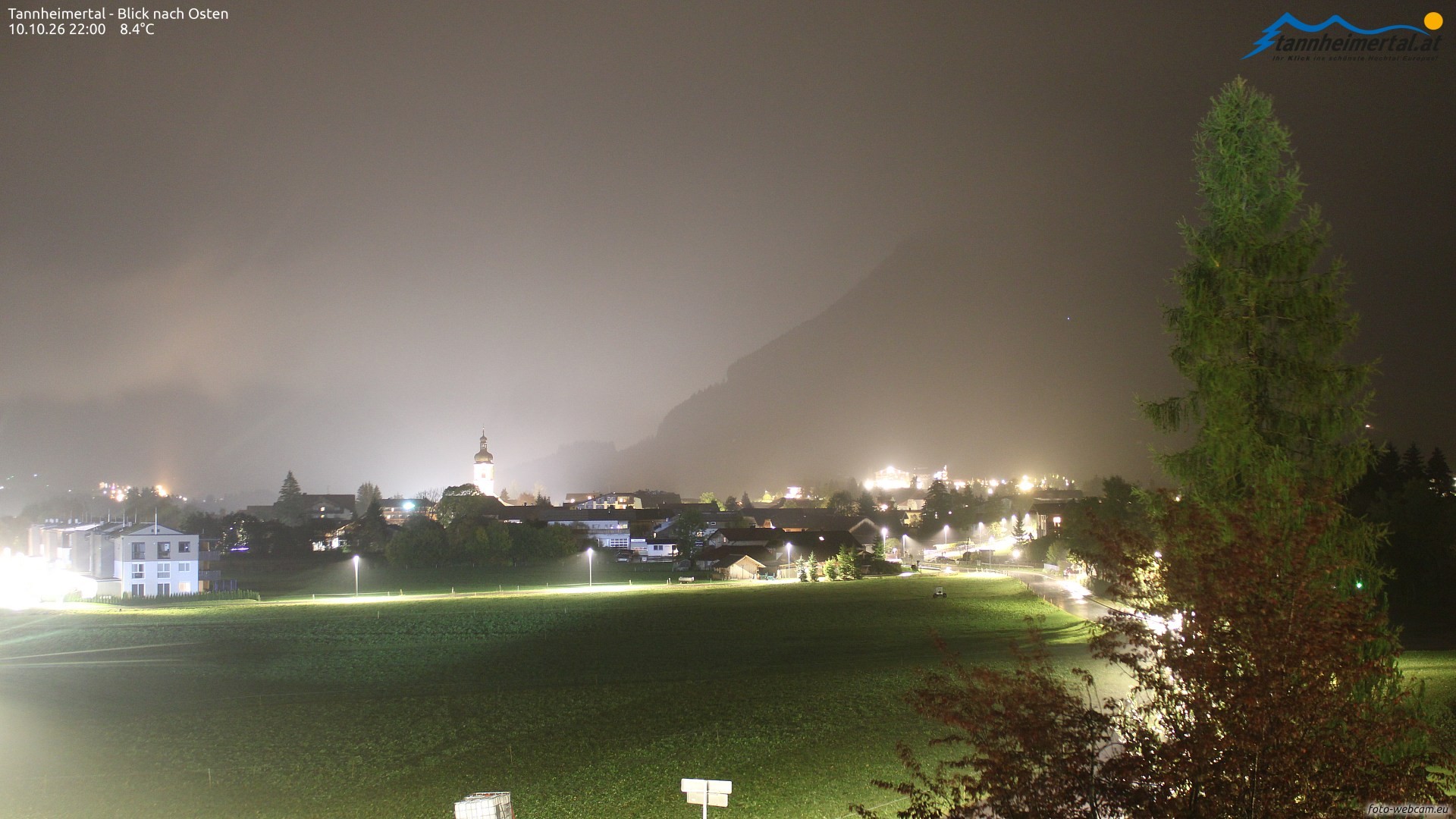 Archiv Foto Webcam Blick ins Tannheimer Tal