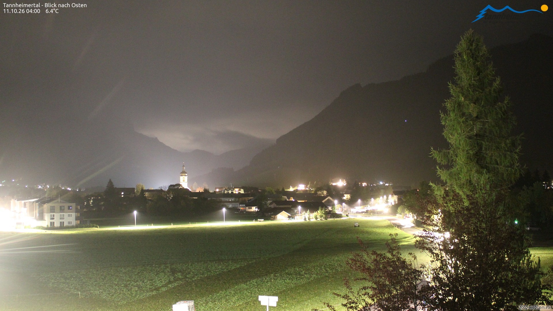 Archiv Foto Webcam Blick ins Tannheimer Tal